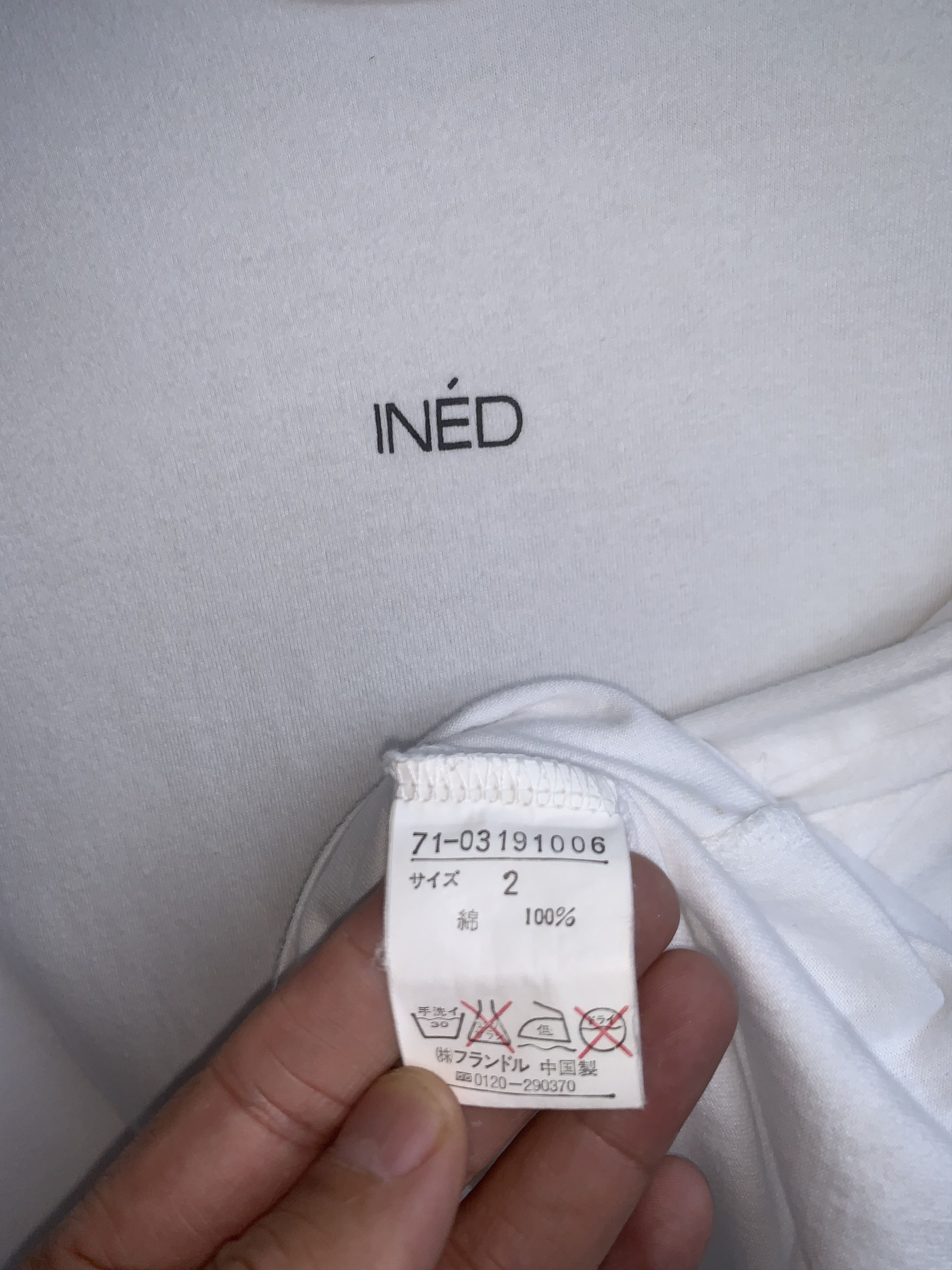 Yohji Yamamoto Ined By Yohji Yamamoto Center Logo Shirt Size XS / US 0-2 / IT 36-38 - 3 Thumbnail
