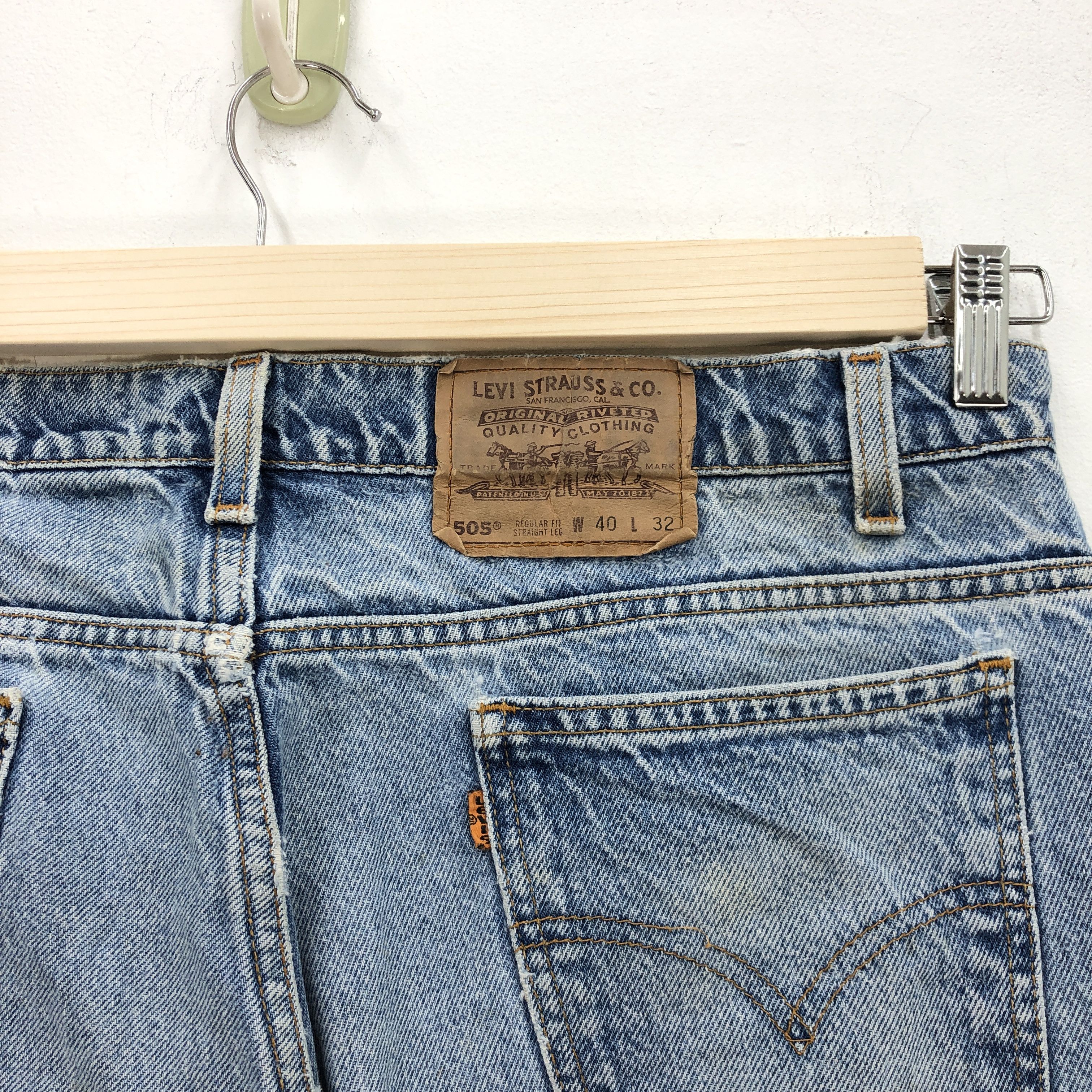 Levi's Vintage Levis Orange Tab Jeans Dirty Levi's Light Wash Denim Size US 36 / EU 52 - 5 Thumbnail