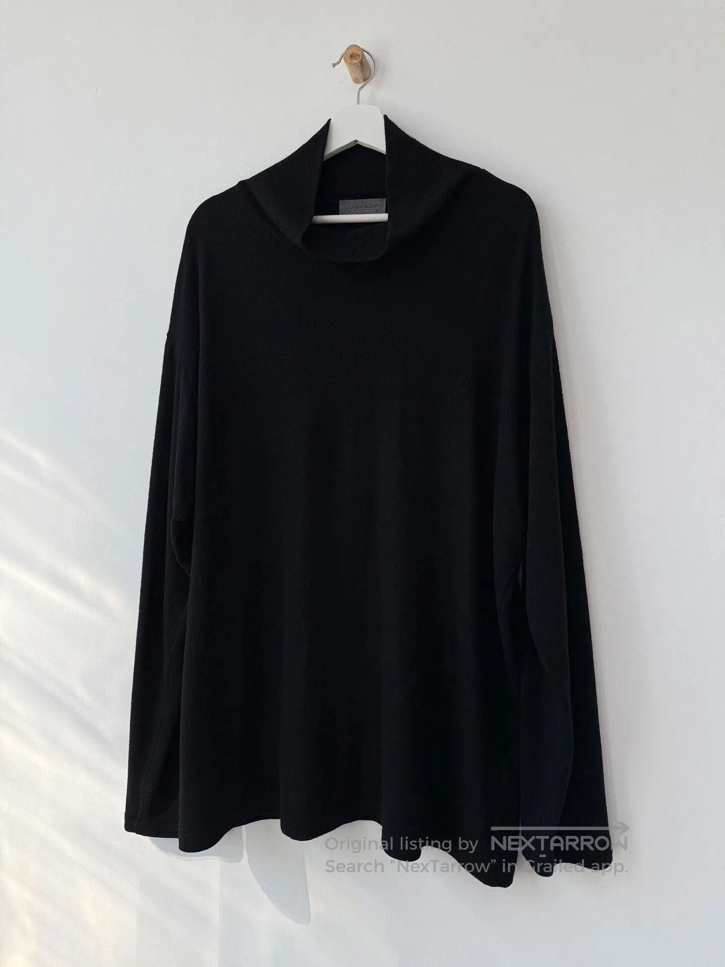 Yohji Yamamoto black wool turtleneck top by yohji yamamoto. Size US XXL / EU 58 / 5 - 2 Thumbnail