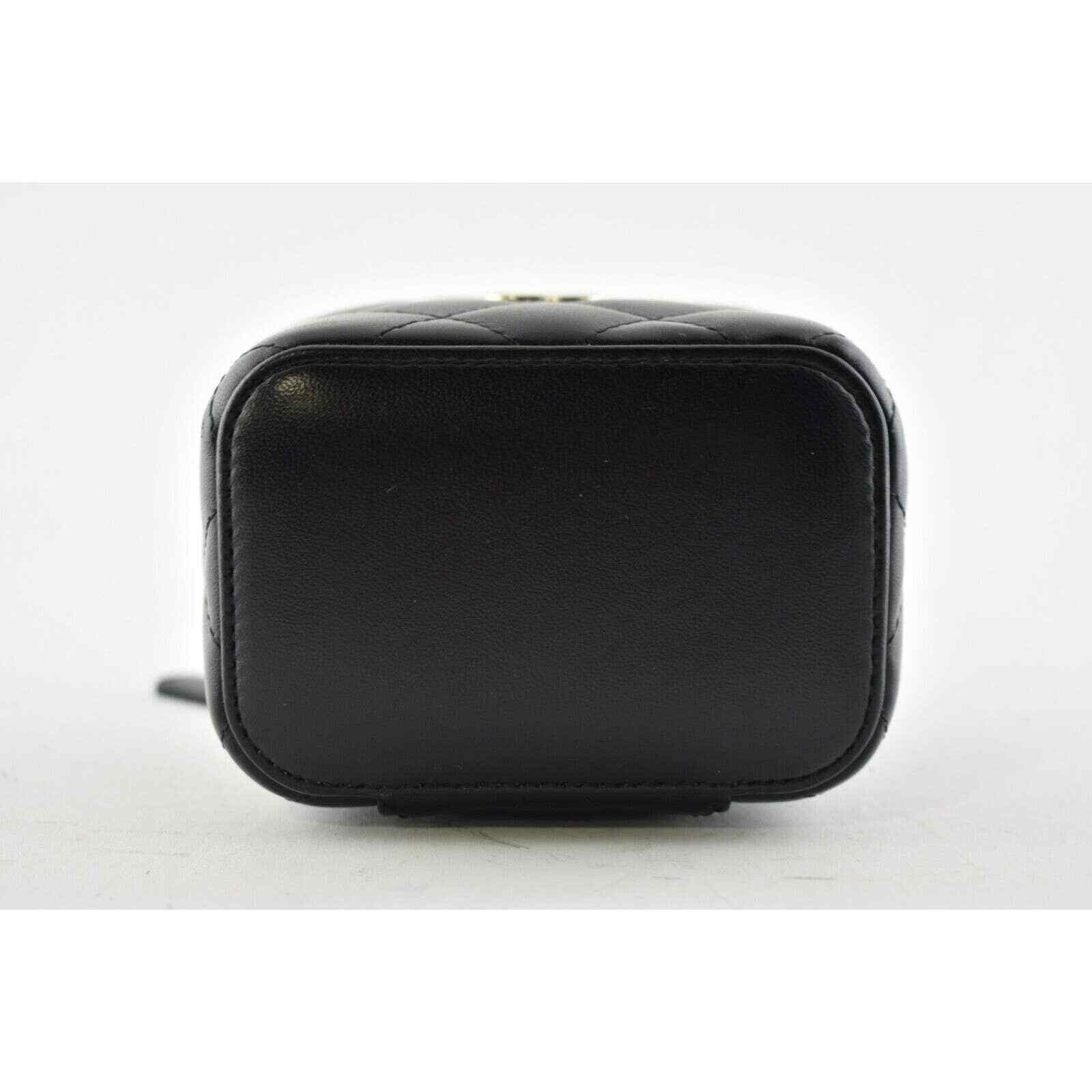Chanel Chanel Mini Black Camellia Classic Gold Crossbody Bag Size ONE SIZE - 12 Thumbnail