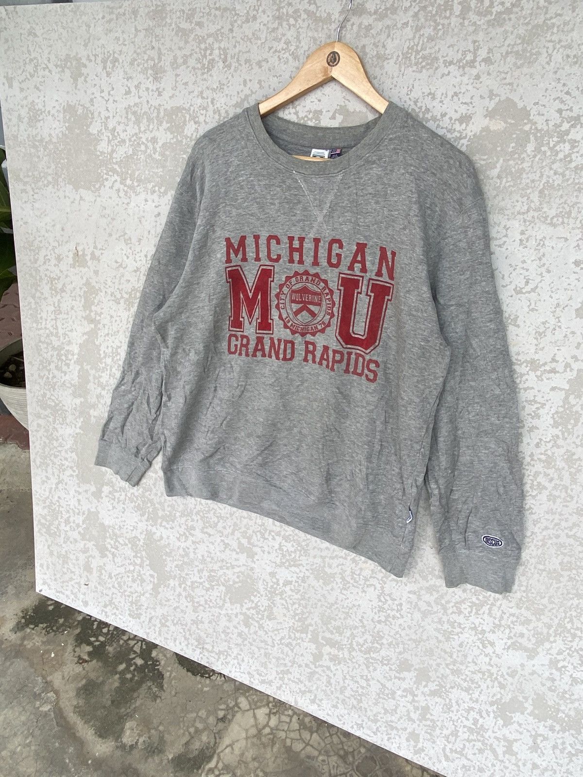 Other Vintage Discus Athletic Big Printed Crewneck Sweatshirt Gray Size US XL / EU 56 / 4 - 2 Thumbnail