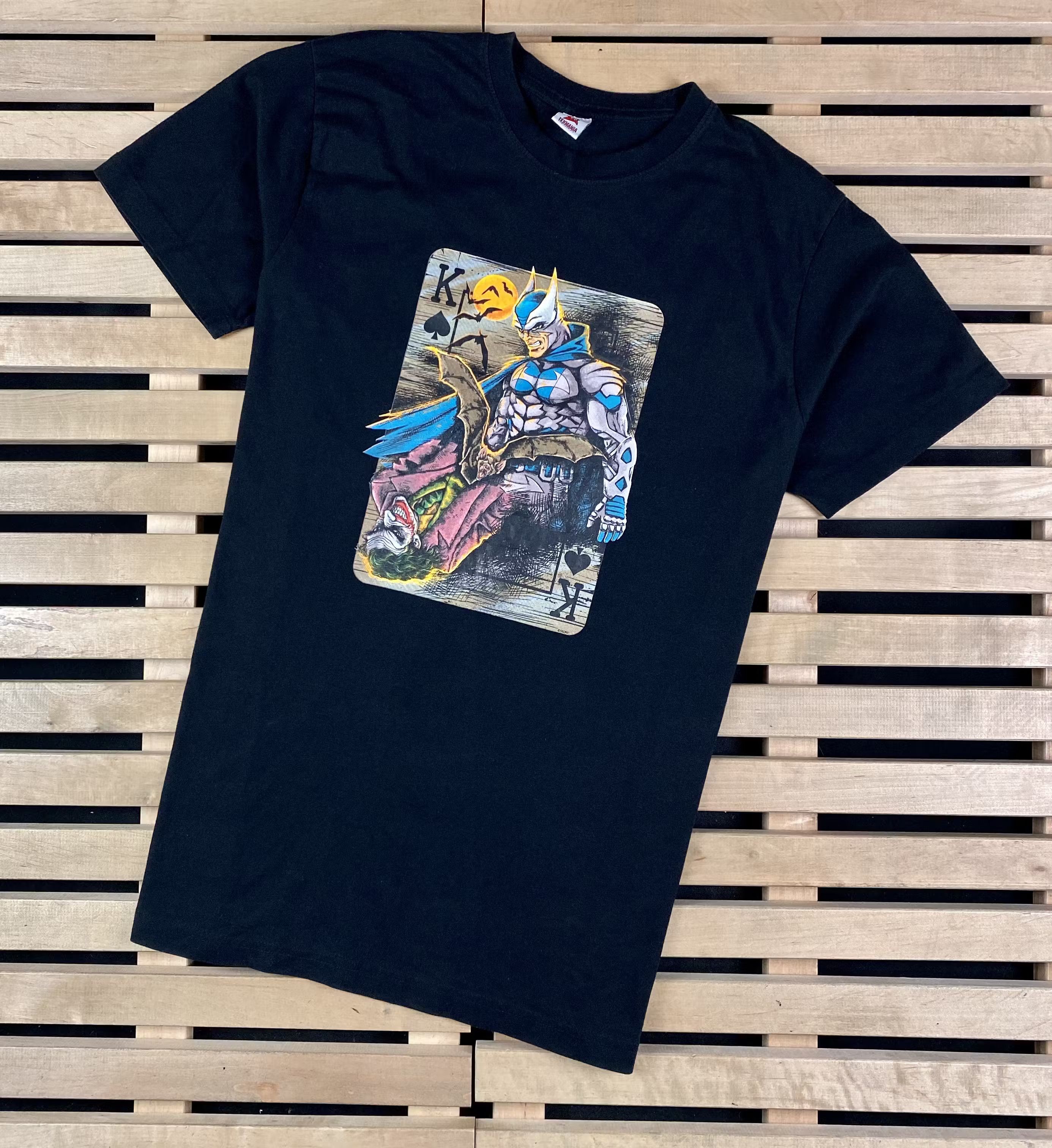 DC Comics × Vintage Mens T-Shirt Batman Vintage Size XL Size US XL / EU 56 / 4 - 1 Thumbnail