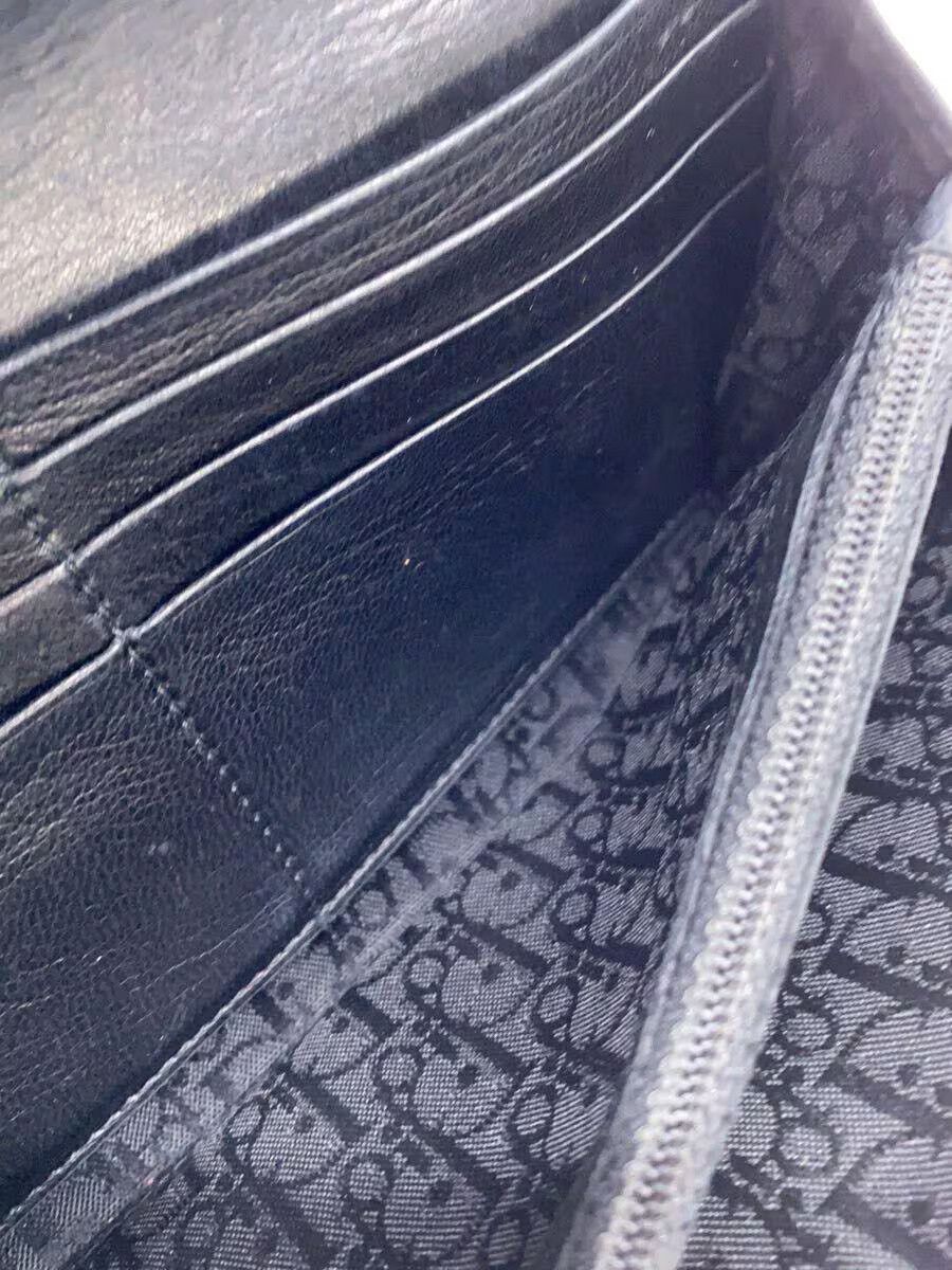 Dior Dior Leather Long Wallet Black Size ONE SIZE - 6 Thumbnail