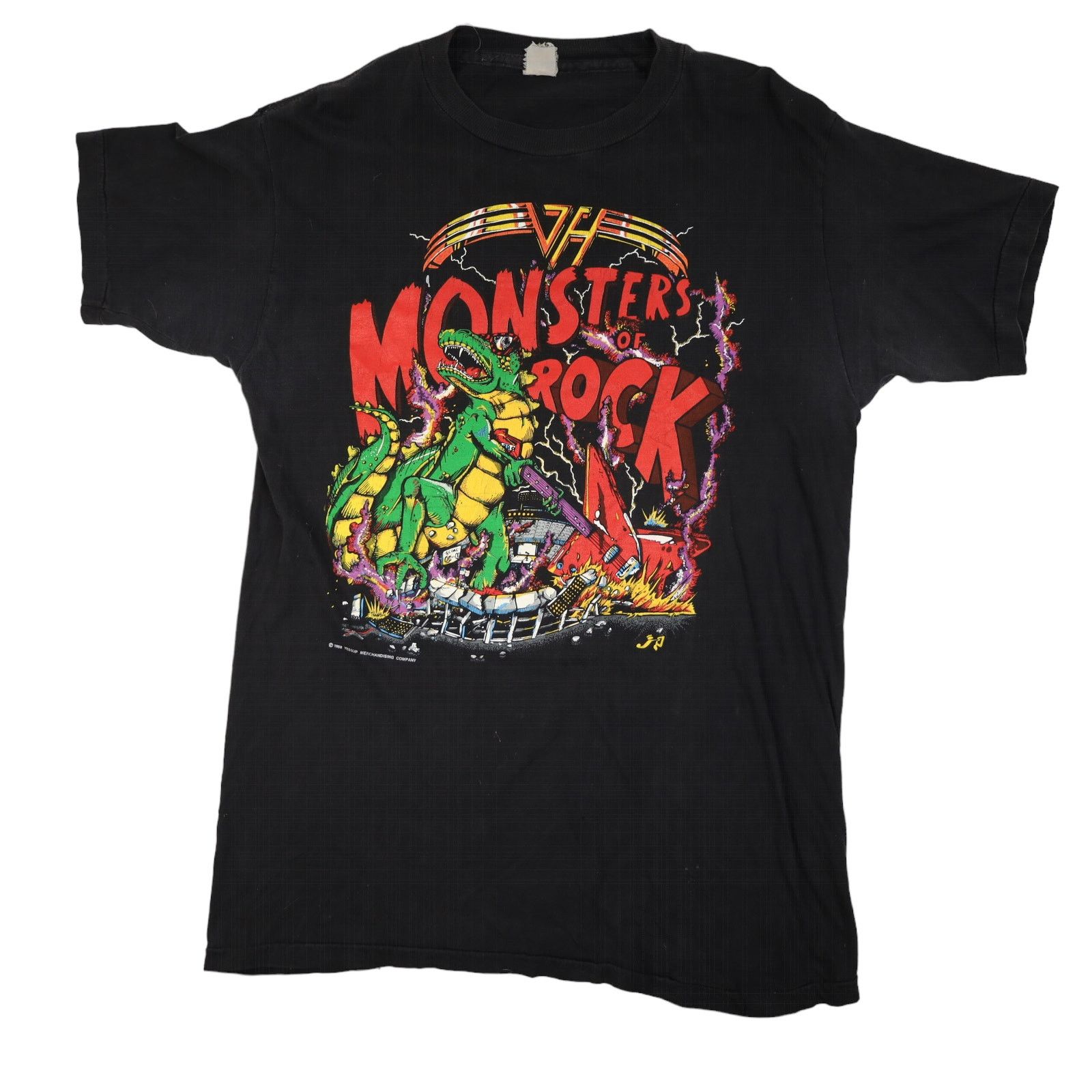 Band Tees × Vintage Vintage 1988 Van Halen Monsters of Rock Tour T Shirt Size US L / EU 52-54 / 3 - 1 Thumbnail