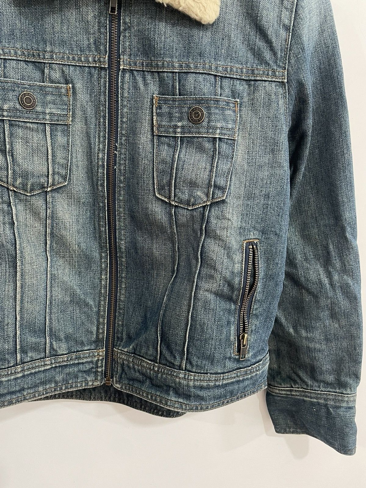 Hysteric Glamour 2000s GAP Japan Denim sherpa jacket Size US XS / EU 42 / 0 - 3 Thumbnail