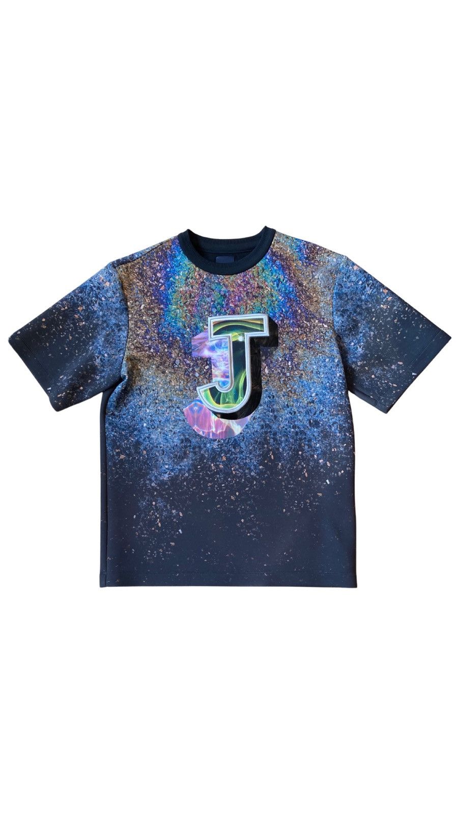 Juun.J Juun.J Multicolour Neoprene Tee Over Size 44 Size US S / EU 44-46 / 1 - 1 Thumbnail