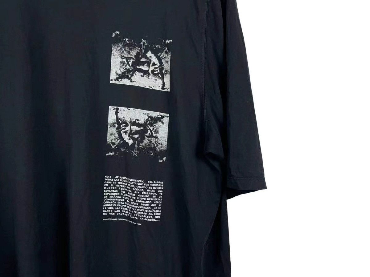 Rick Owens Drkshdw Rick Owens DRKSHDW Printed Tee Size US M / EU 48-50 / 2 - 5 Thumbnail