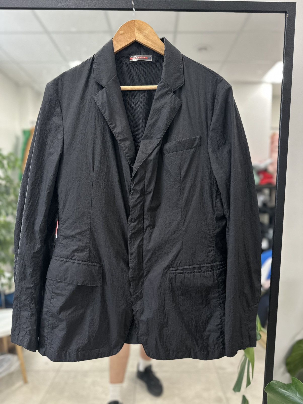 Prada Prada Re-Nylon Blazer Jacket Size 52R - 1 Thumbnail