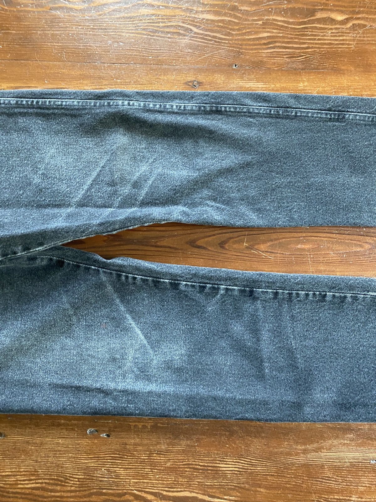 Rustler Vintage 90’s Rustler Faded Black Denim Jeans 31x29 Size US 31 - 5 Thumbnail