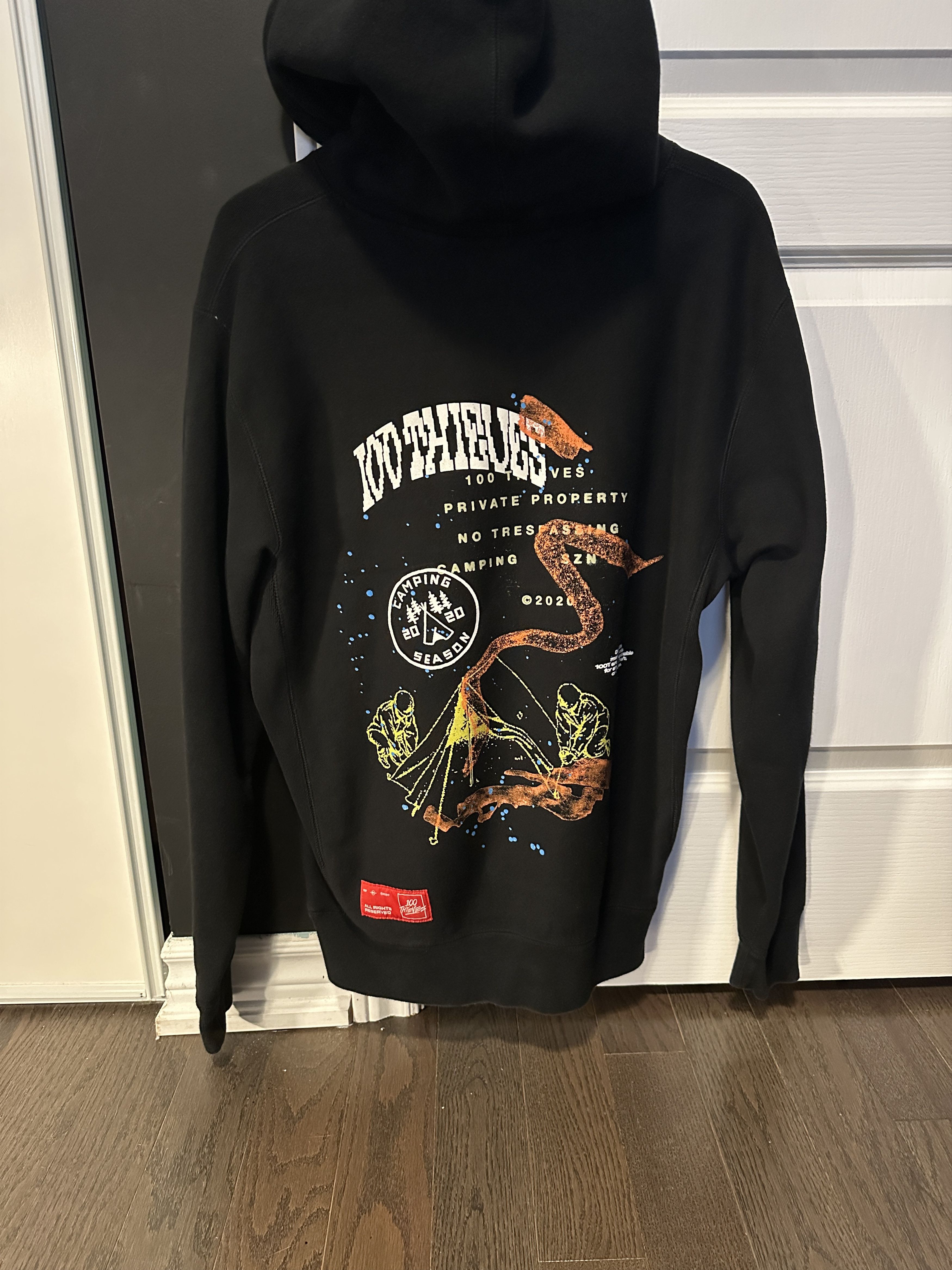 100 Thieves No Camping SZN Season Hoodie