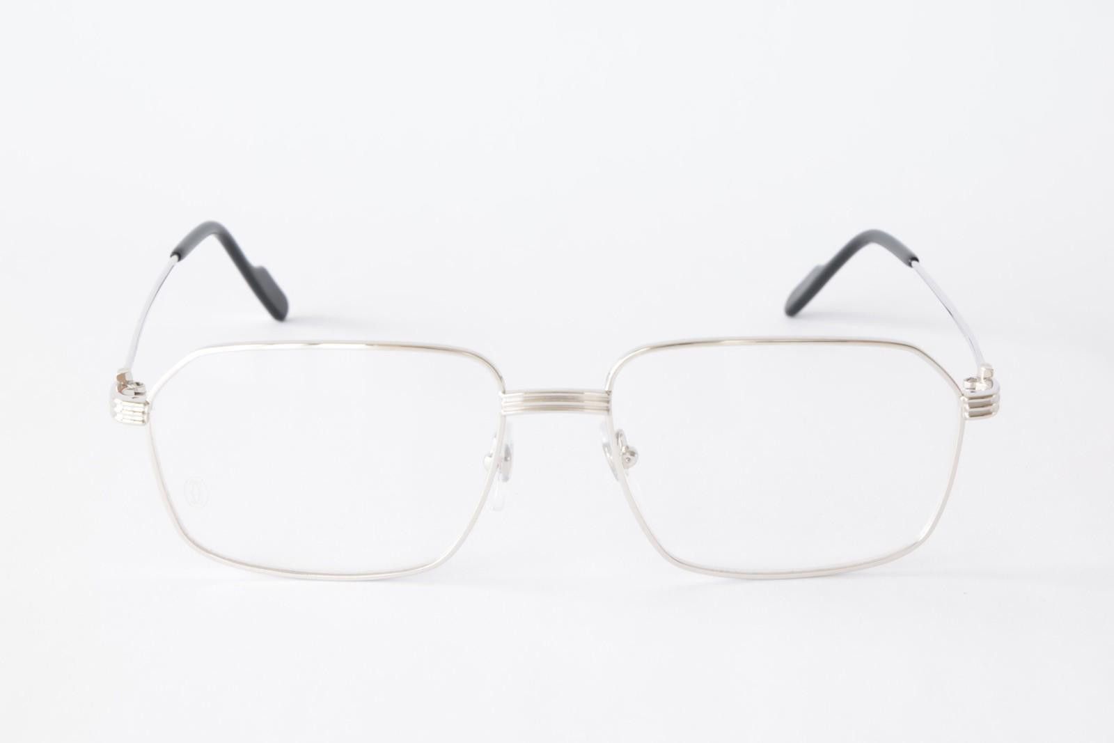 Cartier New Cartier eyewear optical eyeglasses CT0445O 004 silver Size ONE SIZE - 2 Thumbnail