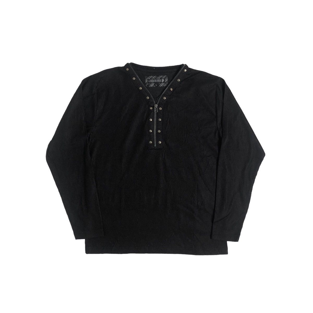 Black longsleeve with zipper LGB style