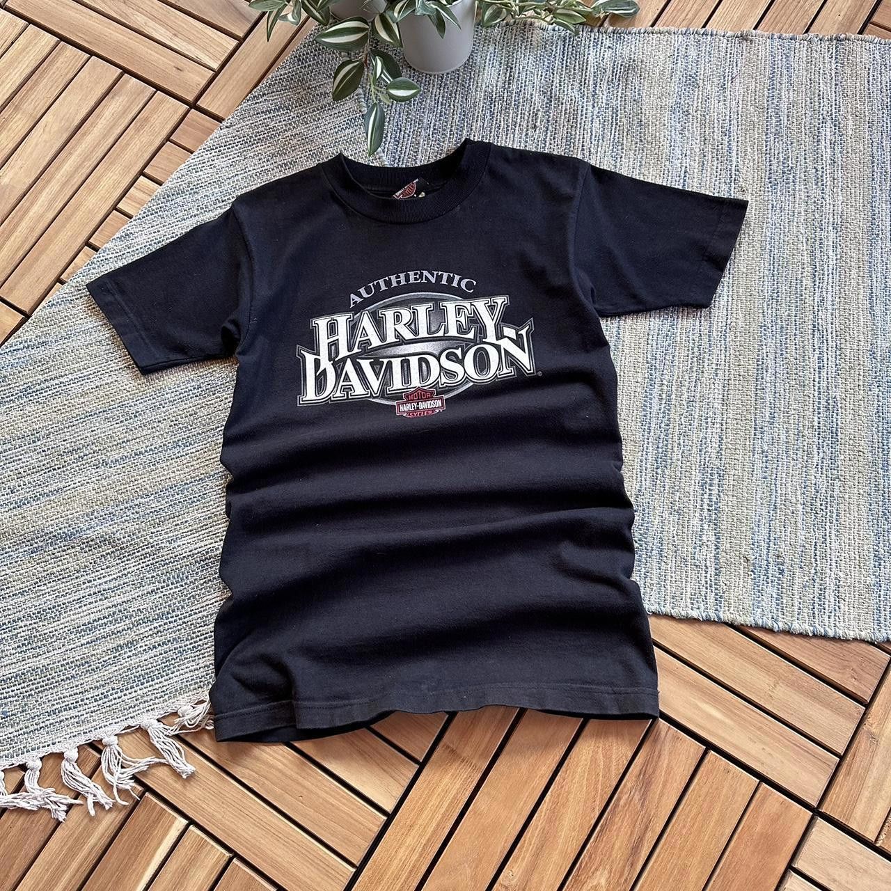 Harley Davidson Vintage Y2K Harley Davidson Authentic Motorcycles T-shirt Size US S / EU 44-46 / 1 - 2 Thumbnail