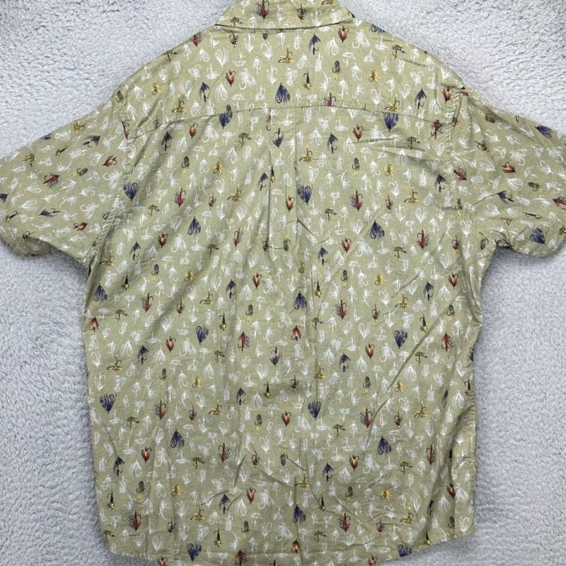 Eddie Bauer Eddie Bauer Shirt Men Large Green Fishing Lure Print Button-Down Classic Fit EUC Size US L / EU 52-54 / 3 - 2 Thumbnail