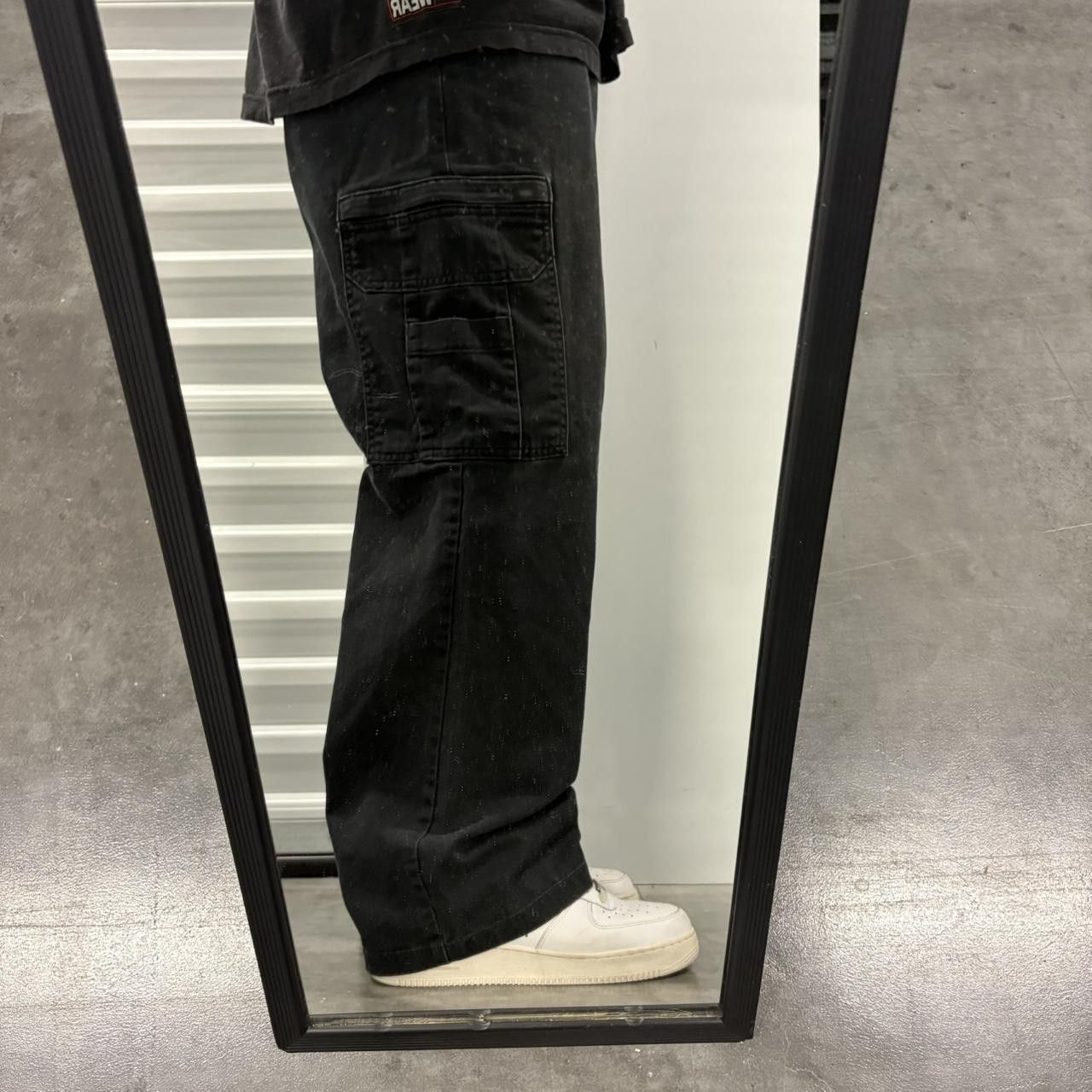 Vintage Crazy Vintage Y2K/2000s Baggy Black Streetwear Grunge Gorpcore Cargo Pants! Size US 36 / EU 52 - 2 Thumbnail