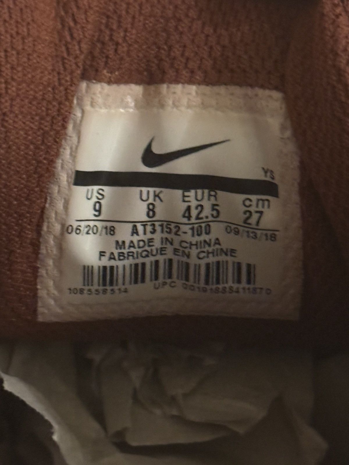 A-COLD-WALL* × Nike Nike x A Cold Wall Zoom Vomero 5 Sail Size US 9 / EU 42 - 6 Thumbnail