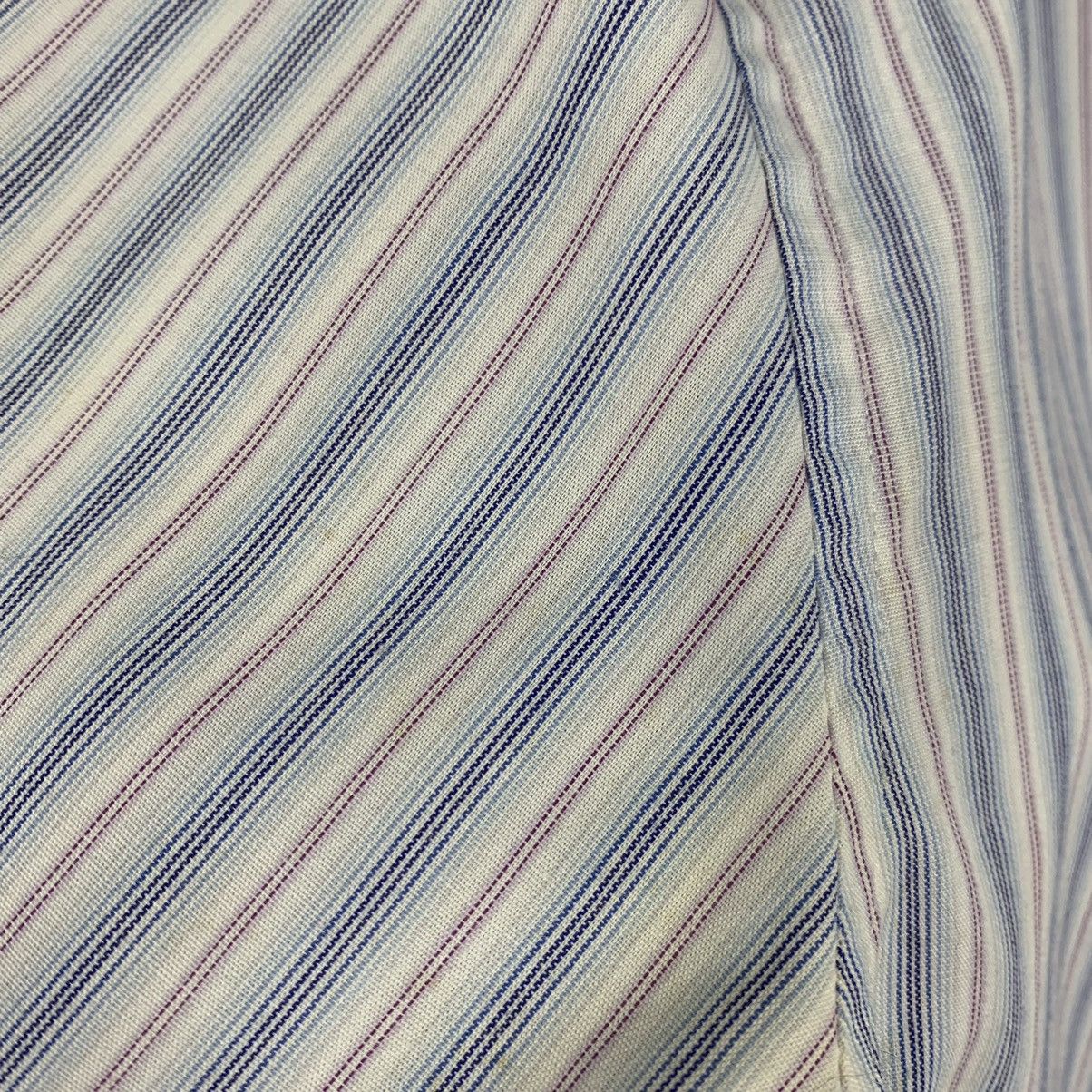 Yves Saint Laurent Vintage Yves Saint Laurent Striped Shirt Short Sleeve Size L Size US L / EU 52-54 / 3 - 12 Thumbnail