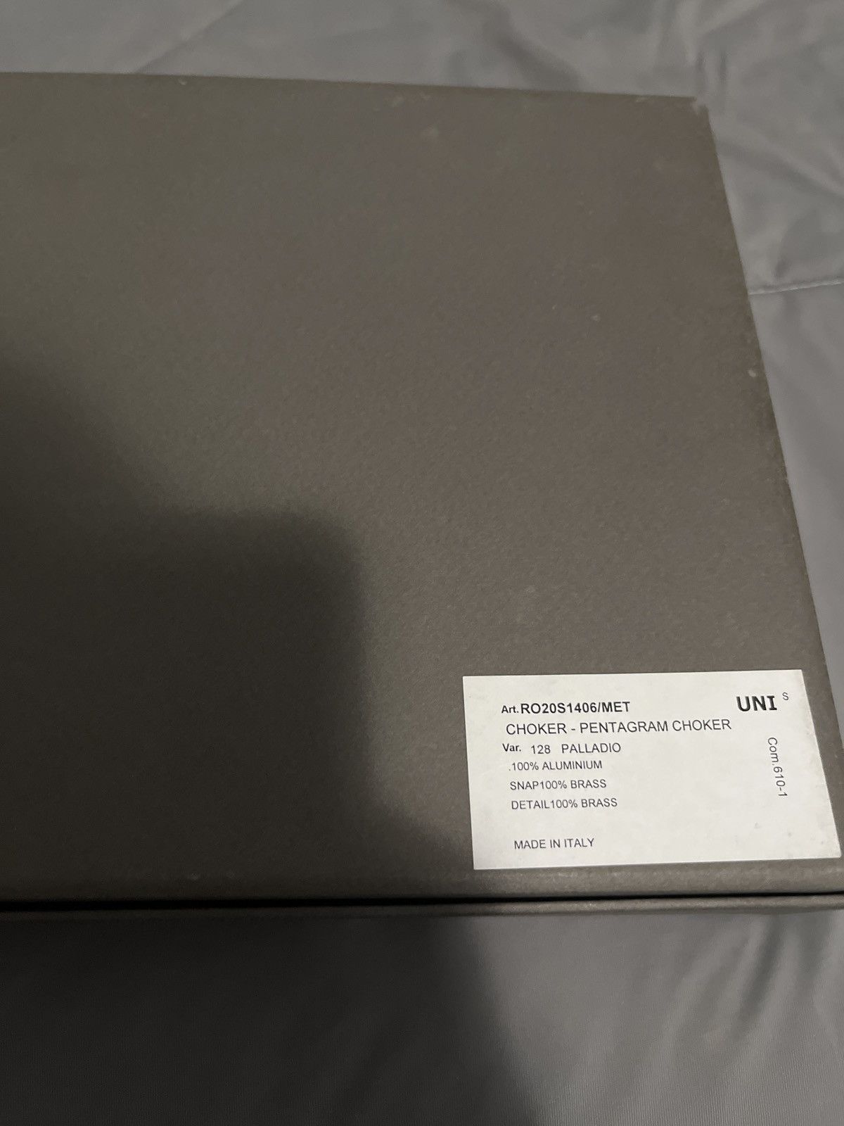 Rick Owens Rick Owens Pentagram Choker Chain Size ONE SIZE - 5 Thumbnail