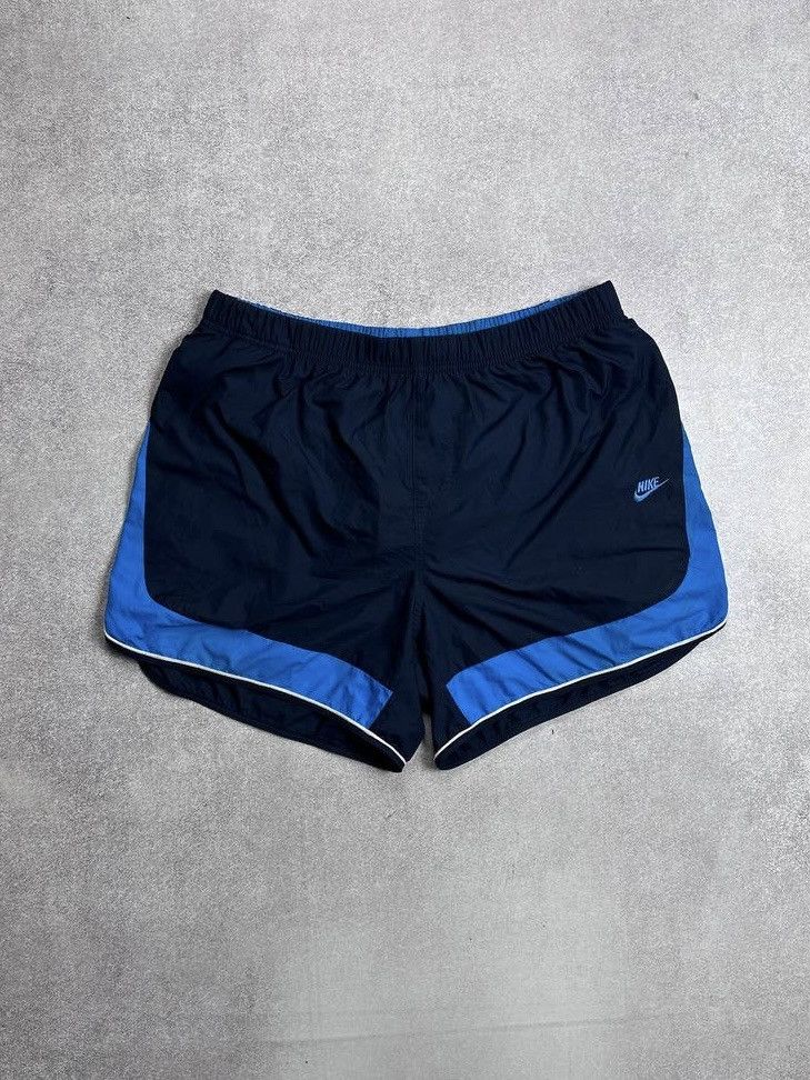 Nike Vintage Nike Swoosh Running Y2K Shorts L Size US 34 / EU 50 - 1 Thumbnail
