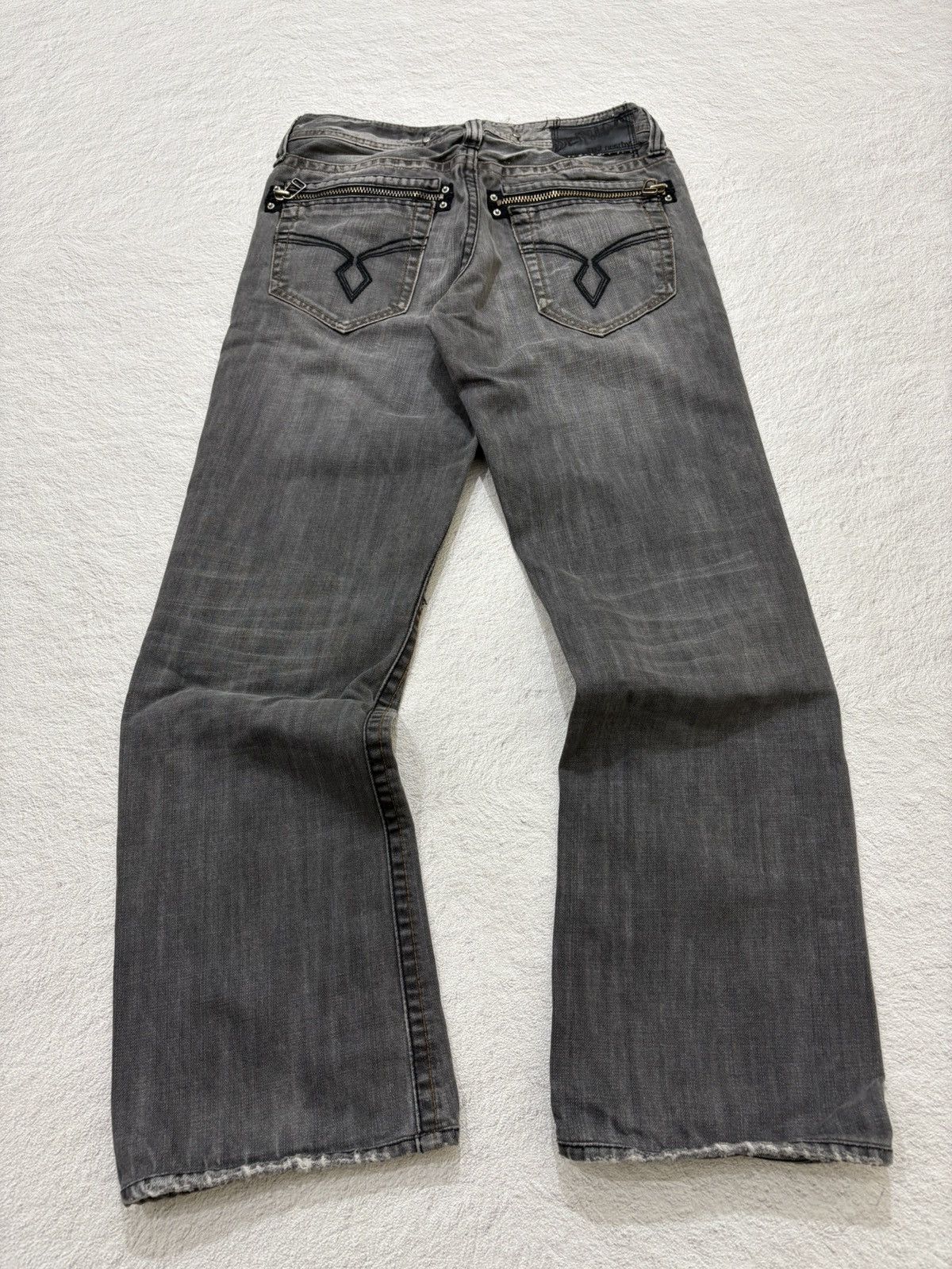Hysteric Glamour 2000s TBJ japan Flared Smoke wash denim Y2k style Size US 26 / EU 42 - 10 Thumbnail