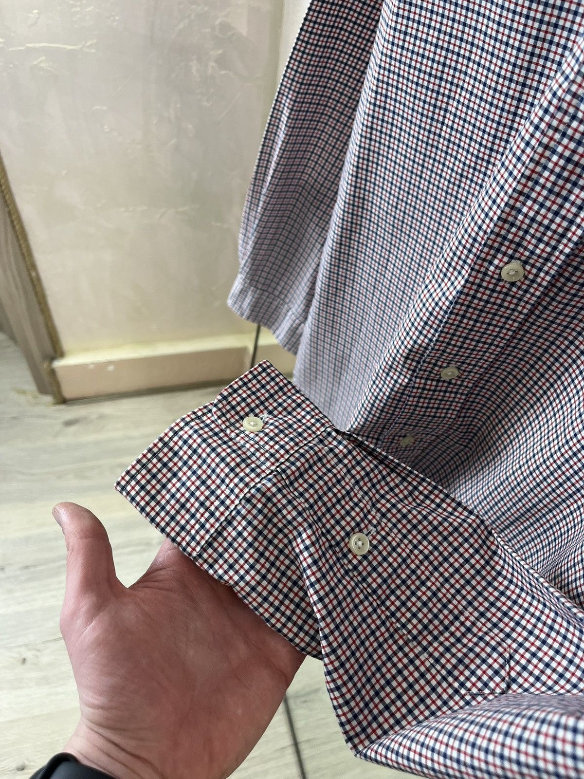 Polo Ralph Lauren Polo Ralph Lauren Slim Fit Premium Cotton Stretch CheckShirt Size US L / EU 52-54 / 3 - 8 Thumbnail