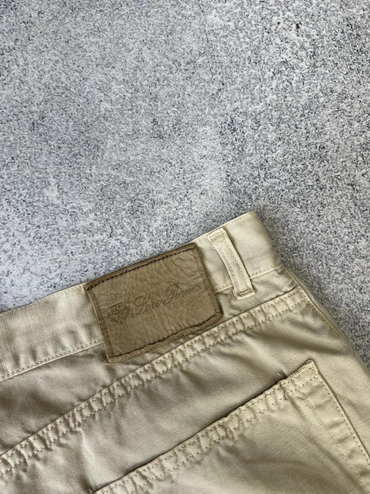 Designer × Loro Piana × Vintage Vintage Men's Loro Piana Cotton Chino Pants Beige Size US 32 / EU 48 - 15 Thumbnail