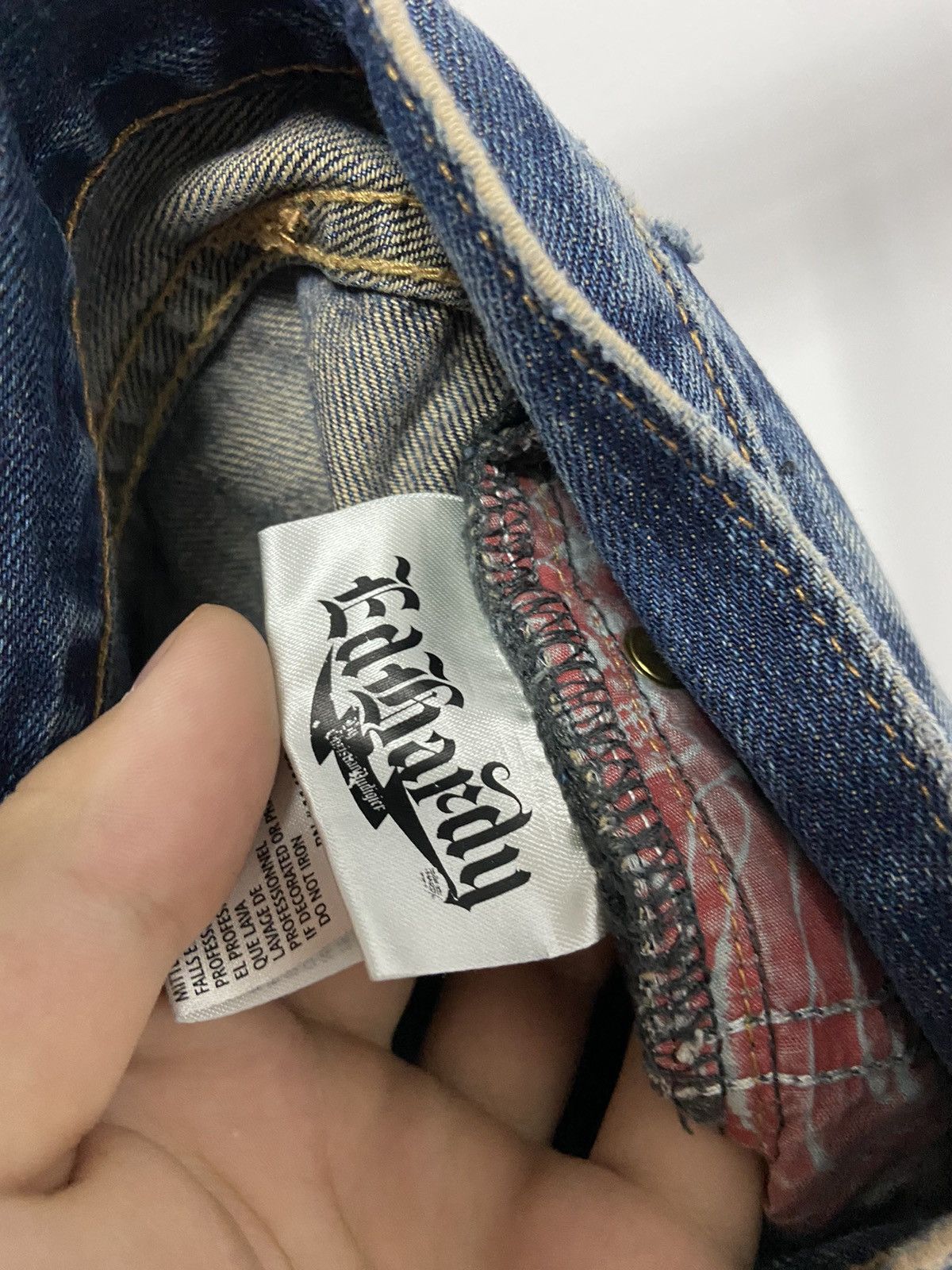 Ed Hardy × Vintage Ed Hardy pants Vintage jeans sk8 pocket tiger Logo Size US 34 / EU 50 - 11 Thumbnail