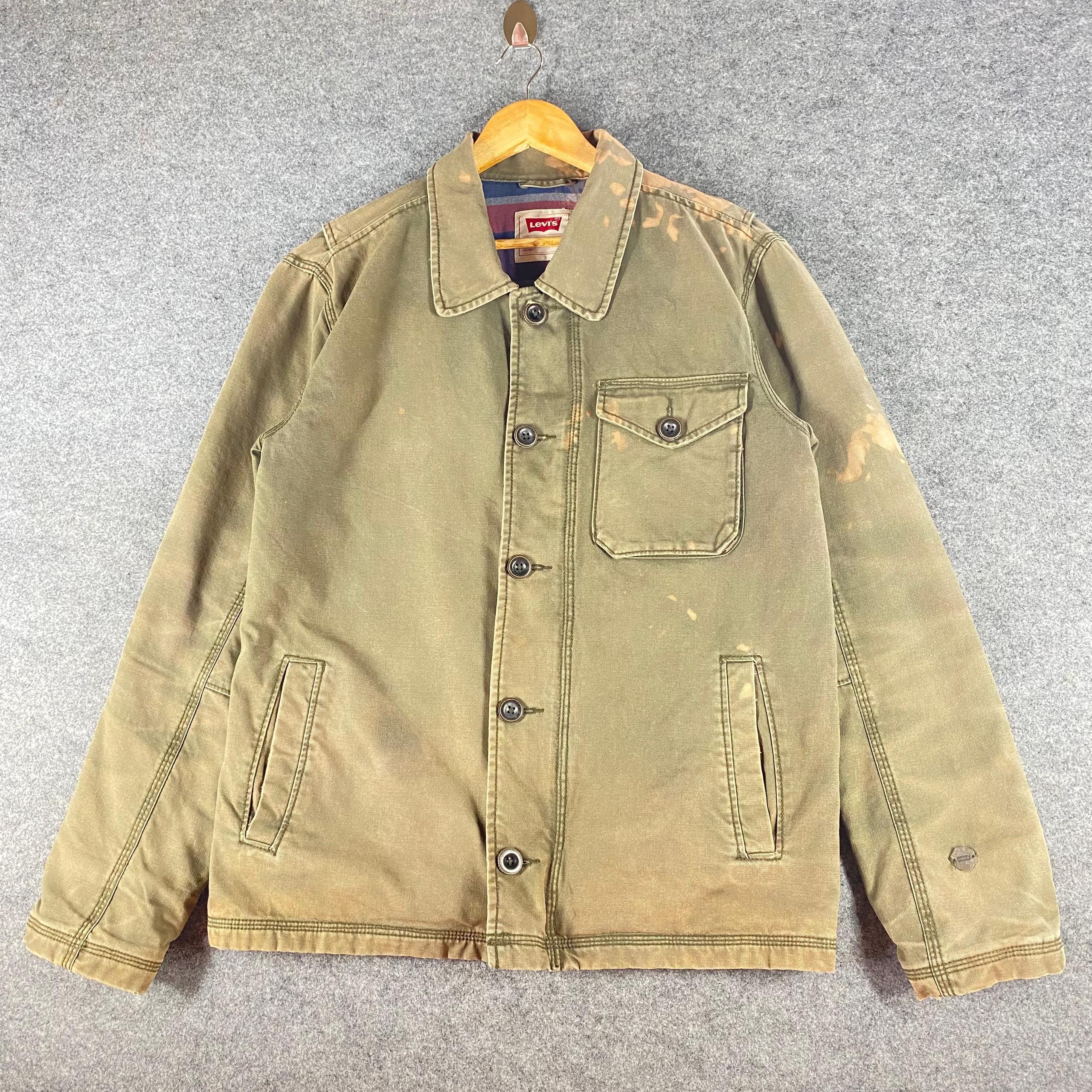 Levi's Vintage Clothing Vintage Levis Workwear Distressed Jacket Size US M / EU 48-50 / 2 - 3 Thumbnail