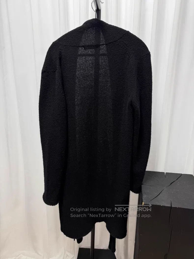 Yohji Yamamoto Yohji Yamamoto Wool blend scarf collar cut-out cardigan Size S / US 4 / IT 40 - 6 Thumbnail
