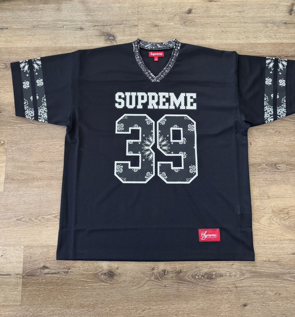 Supreme Bandana Football Jersey (SS25) - $110