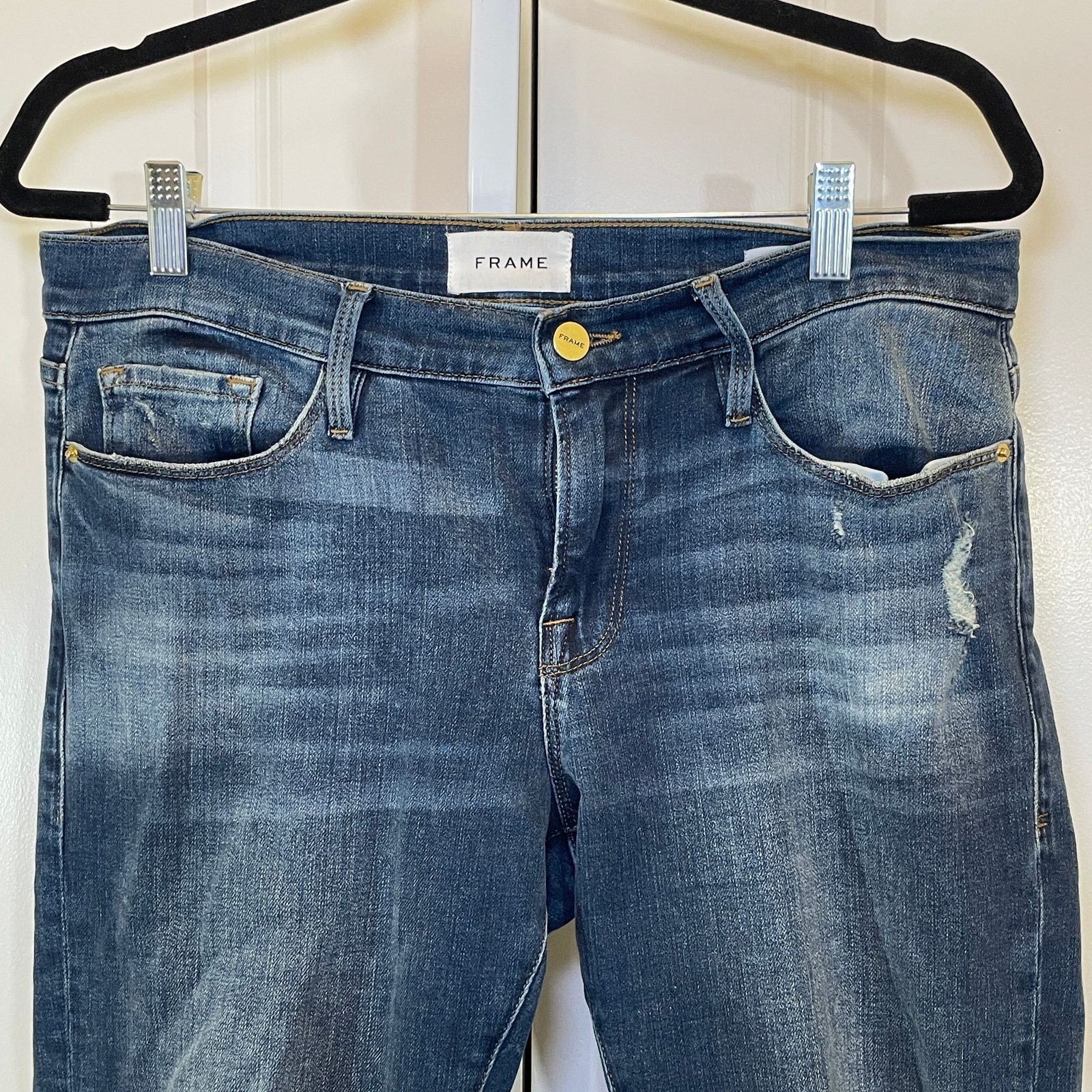 Frame Frame Le Garcon Jeans - Women Size 29 - Blue Size 29" - 3 Thumbnail