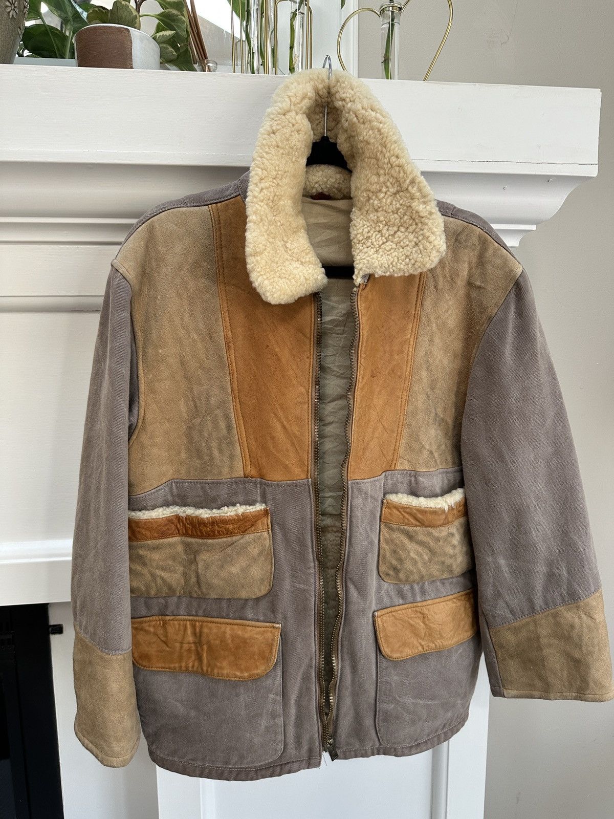 Other Sherpa Sheepskin Vintage Jacket Size US S / EU 44-46 / 1 - 2 Thumbnail
