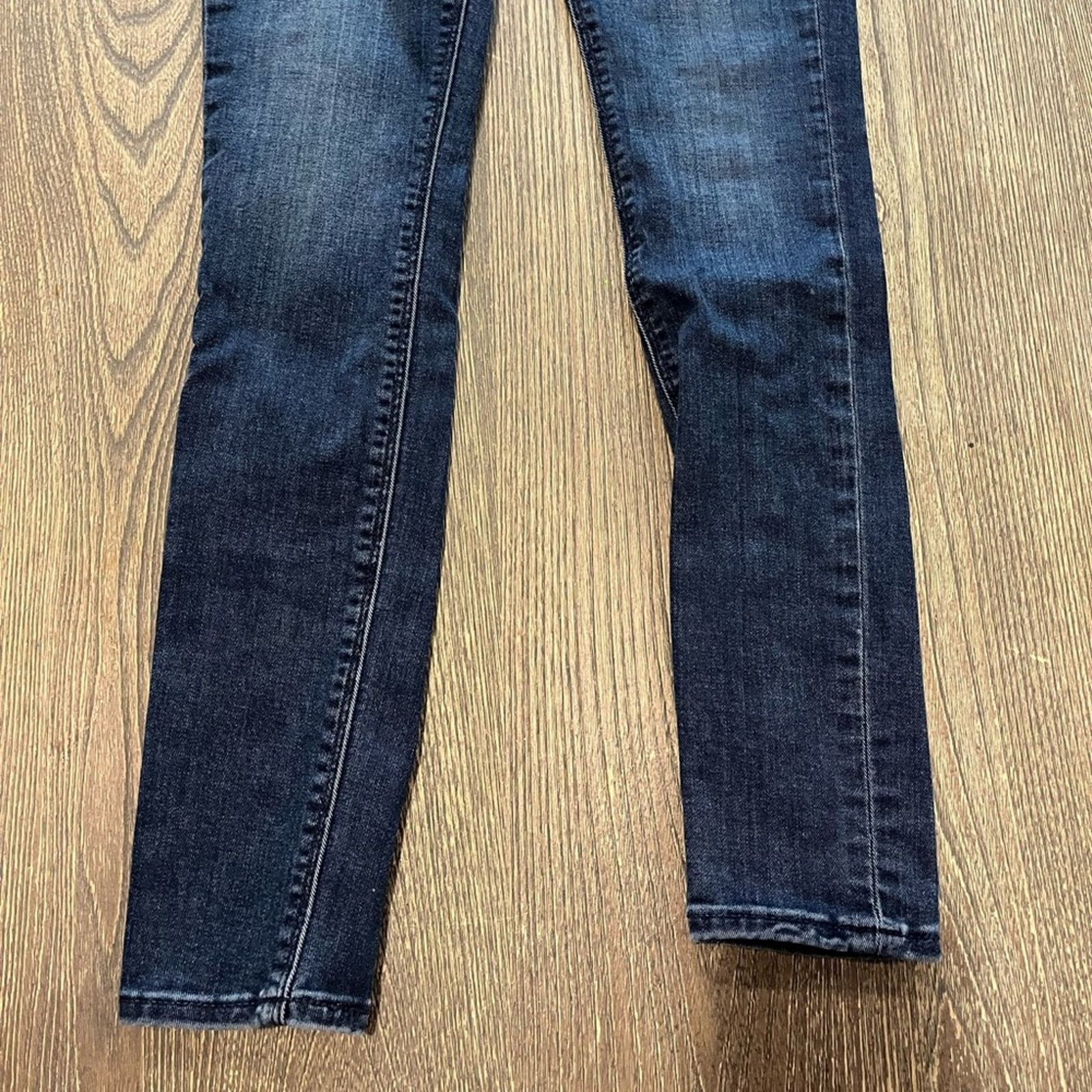 Express Express Supersoft Legging Jeans Mid Rise Denim Blue Size 4 Size 27" / US 4 / IT 40 - 2 Thumbnail