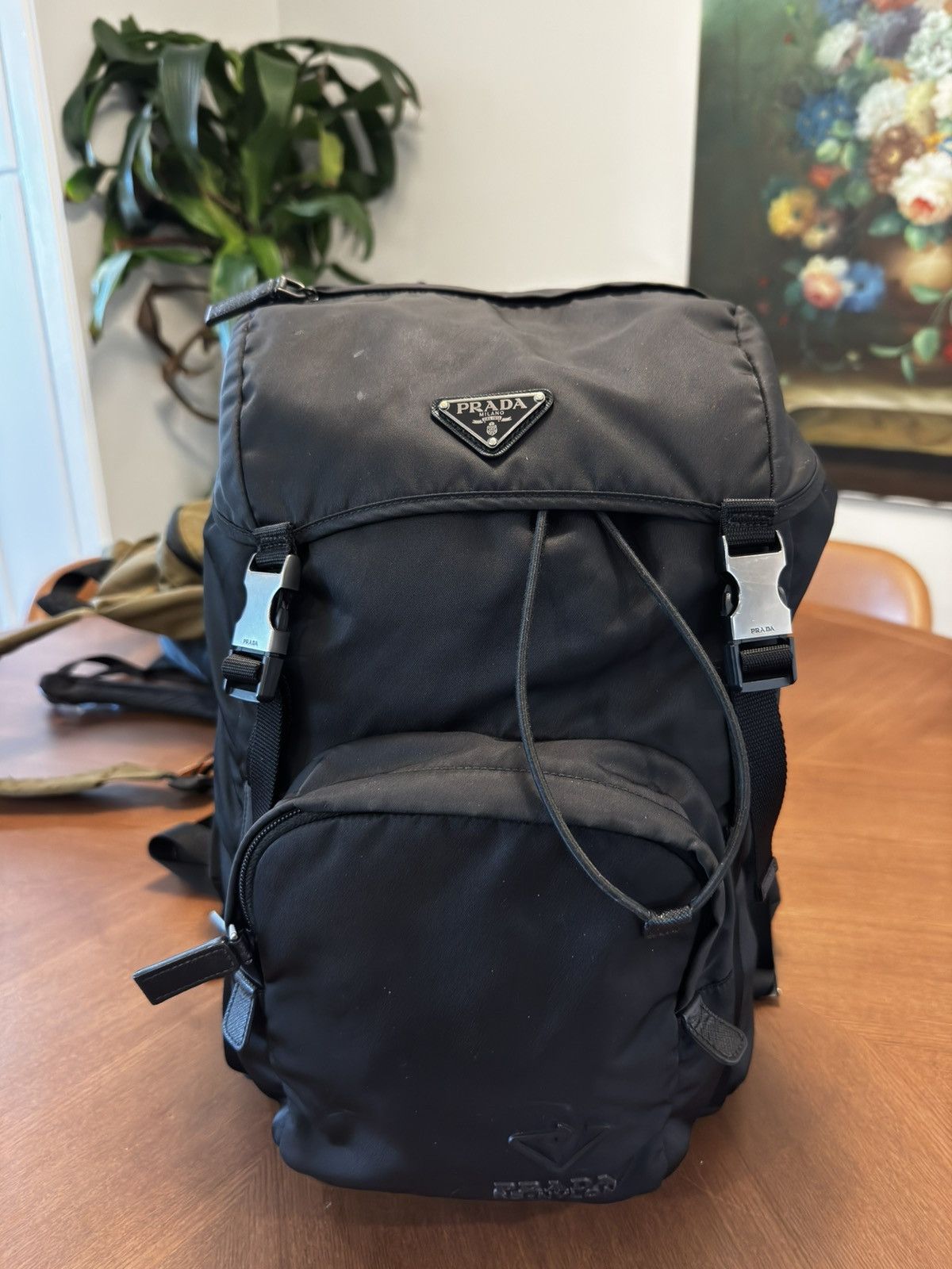 Prada Prada Re-Nylon Backpack – Black Size ONE SIZE - 4 Thumbnail