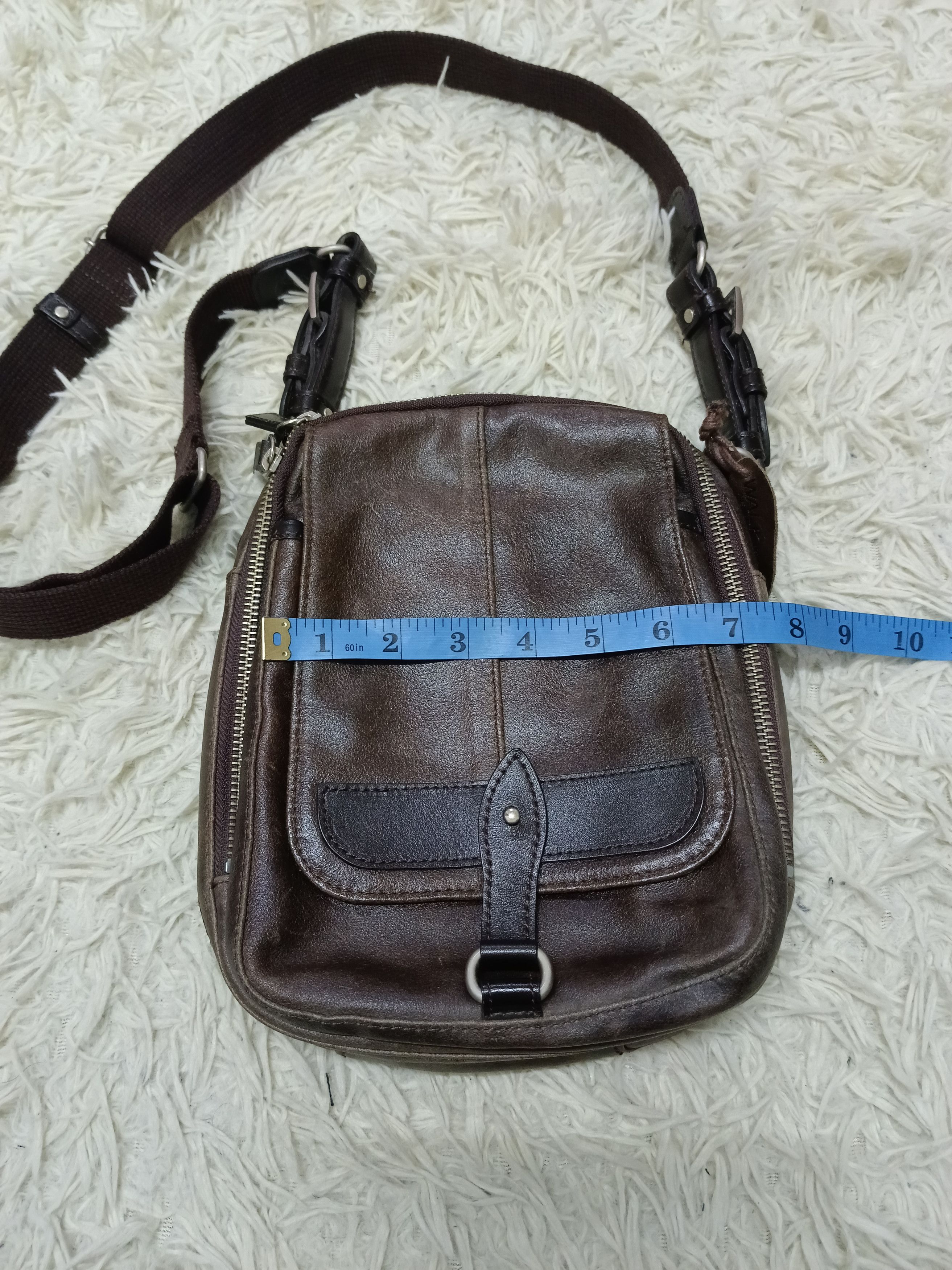 Leather Walkway Patina Leather Sling/Crossbody Size ONE SIZE - 5 Thumbnail