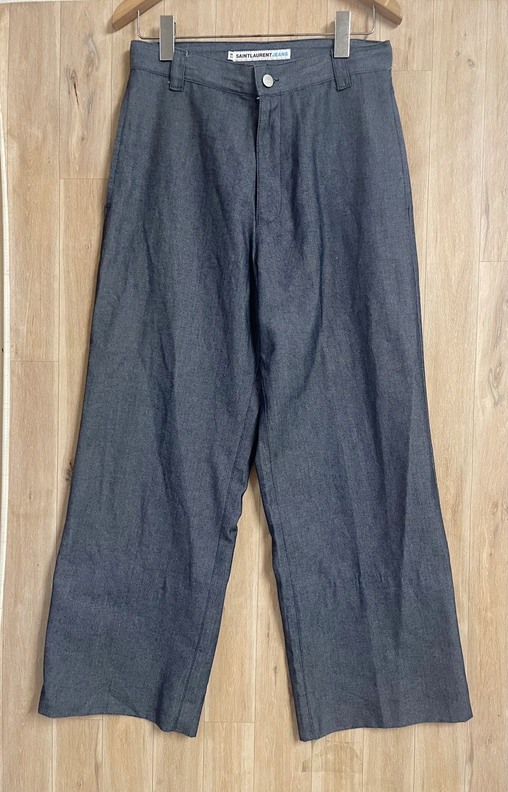 Saint Laurent Paris Saint Laurent Denim French Work Wear Baggy W30 L40 Vintage Size US 30 / EU 46 - 1 Thumbnail