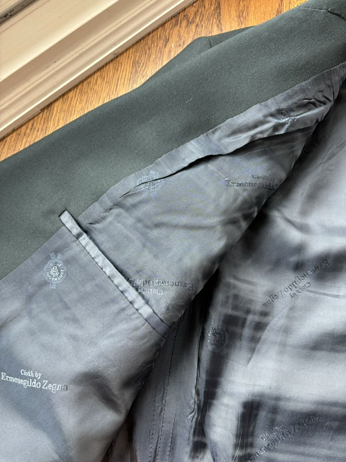 Ermenegildo Zegna × Vintage × Z Zegna Vintage Ermenegildo Zegna Double Brested Two Piece Suit XL Size 48L - 6 Thumbnail