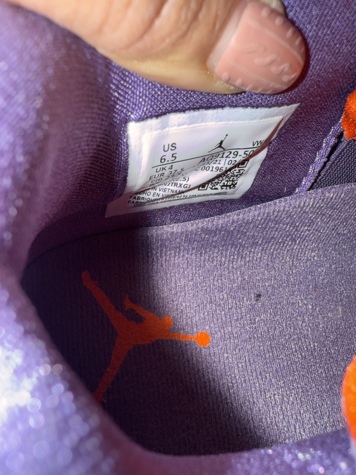 Nike Air Jordan Purple Canyon Size US 6.5 / IT 36.5 - 8 Thumbnail