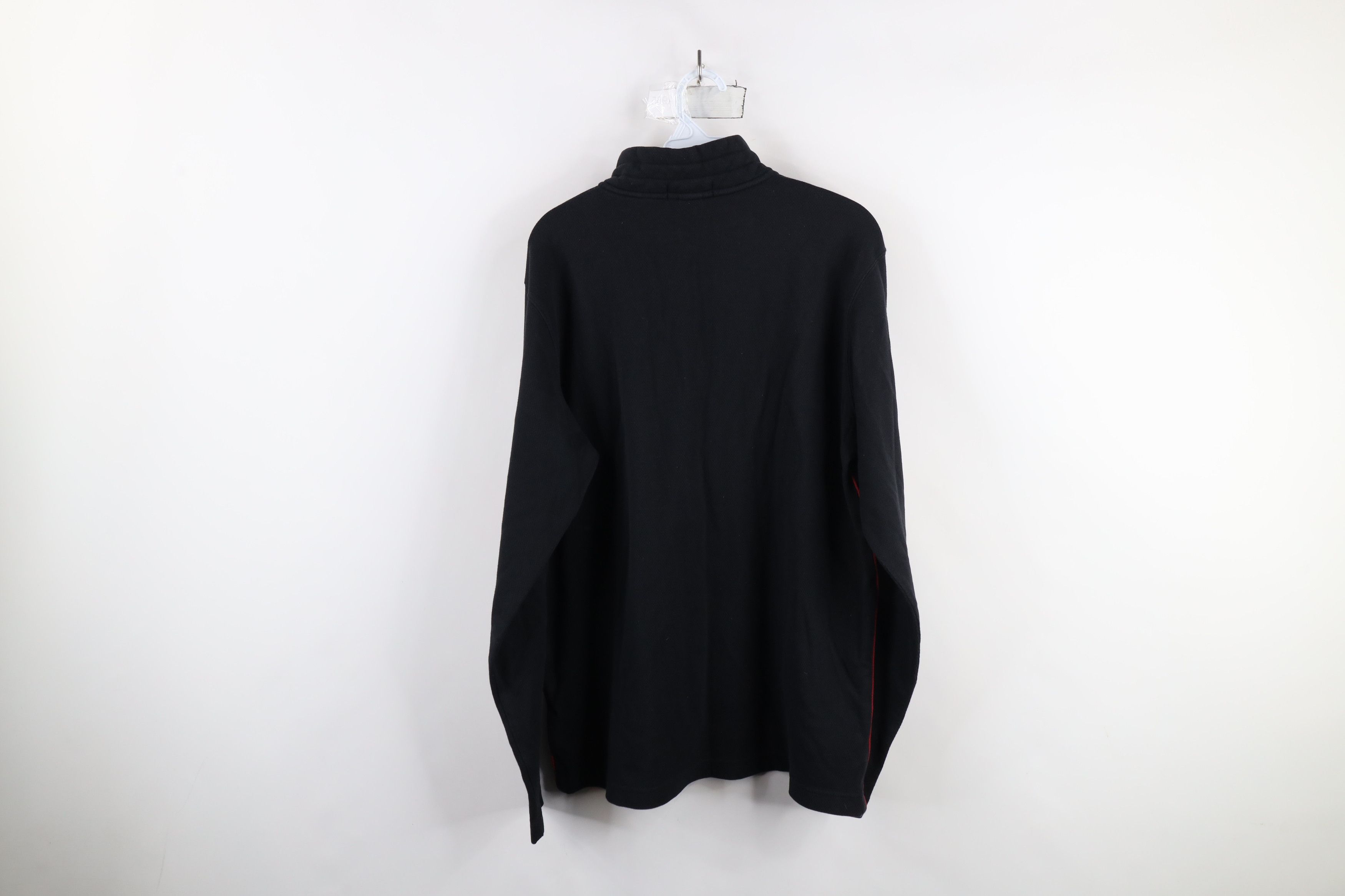 Lands' End × Vintage Vintage Lands End Thermal Knit Half Zip Sweater Black Size US L / EU 52-54 / 3 - 9 Thumbnail