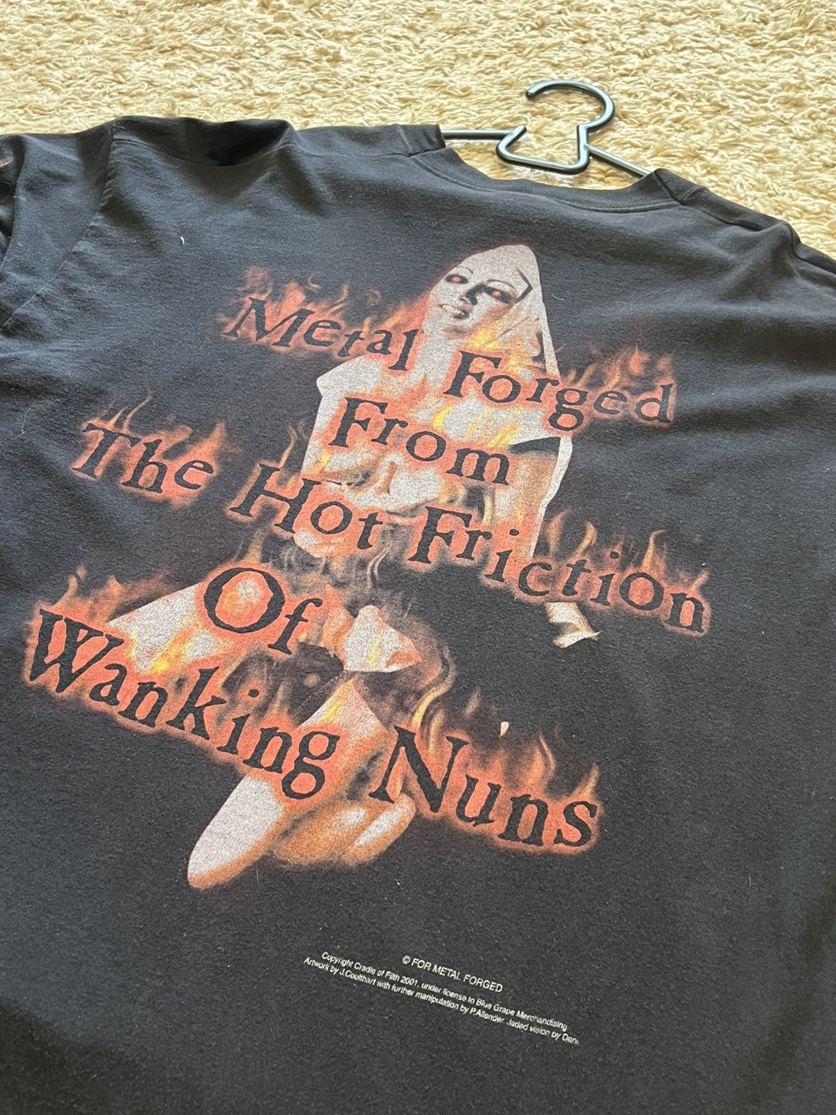 Band Tees Vintage 2001 Cradle Of Filth Metal Forget rare crazy Size US XL / EU 56 / 4 - 6 Thumbnail