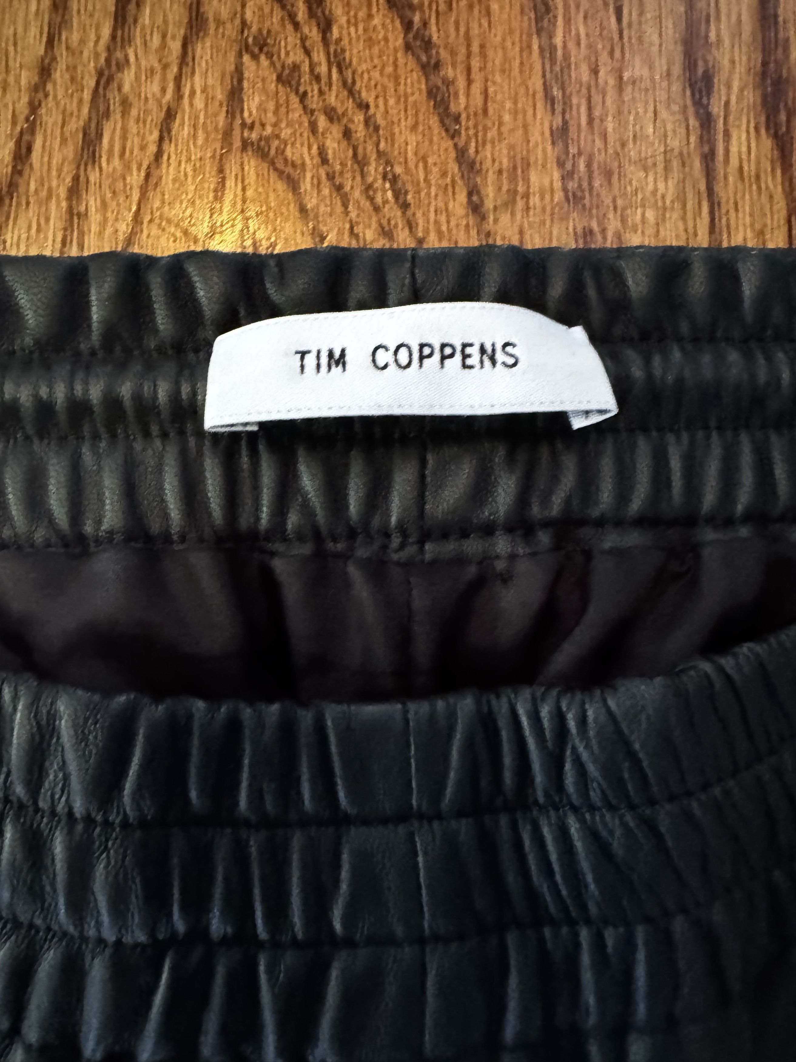 Tim Coppens Tim Coppens Lambskin Leather Jogger Track Pants Size M Size US 32 / EU 48 - 5 Thumbnail