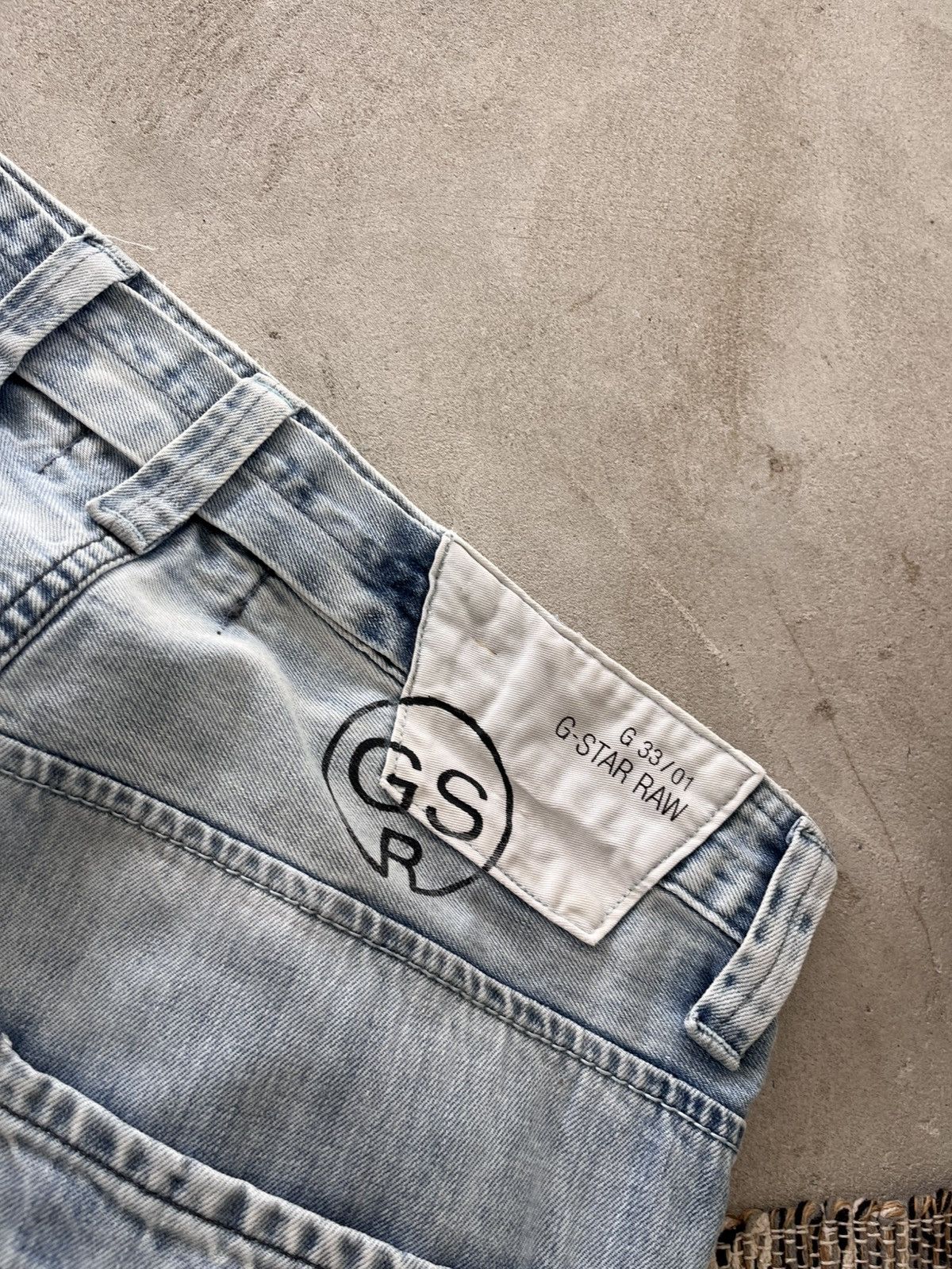 G-Star Vintage GStar Distressed Jeans 32/34 Light Blue Avantgarde Size US 32 / EU 48 - 21 Thumbnail