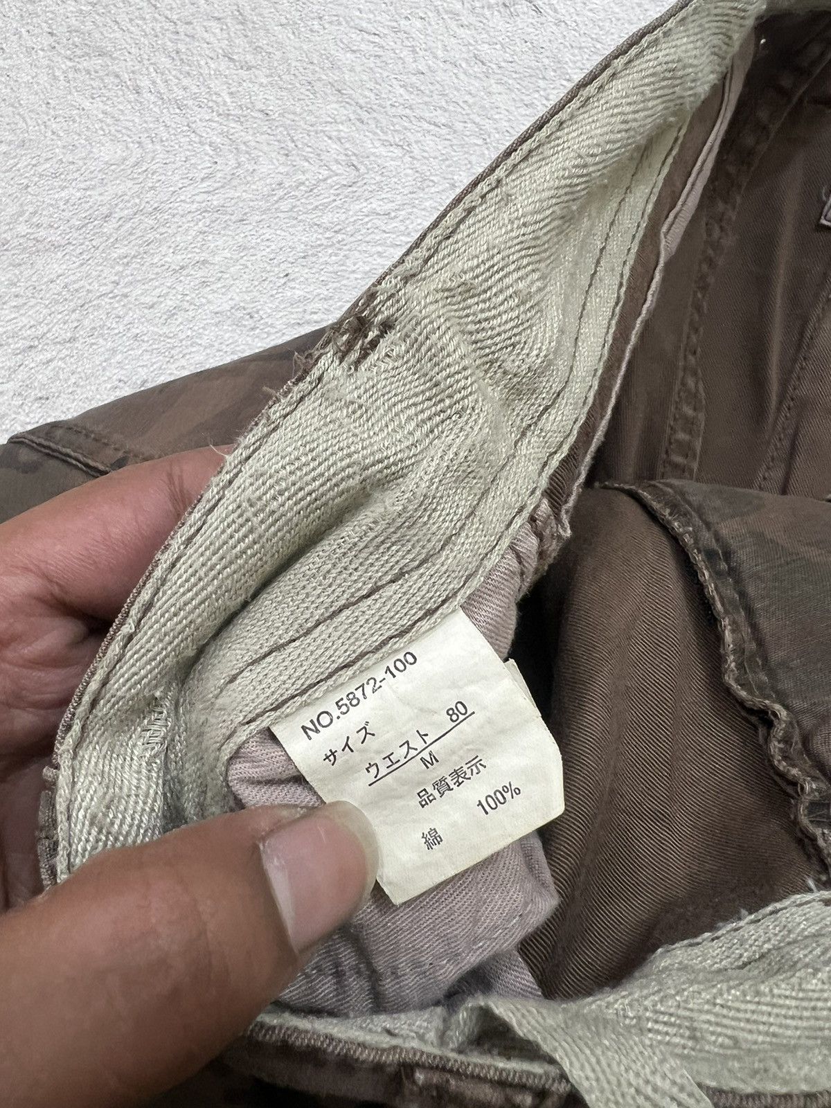 Yohji Yamamoto 2000s Hysteric Vuja Cargo Baggy Camo Military y2k Lgb Ifsix Size US 31 - 6 Thumbnail