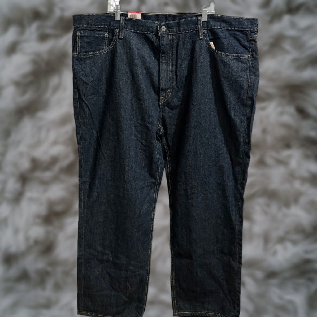 Levi's Levi's 559 Jeans Men 46x30 Big & Tall Blue Relaxed Straight Denim Dark Wash NWT Jeans Men Ready-to-Wear 5-Pocket Style Vintage Modern 100% Cotton Size US 30 / EU 46 - 1 Thumbnail