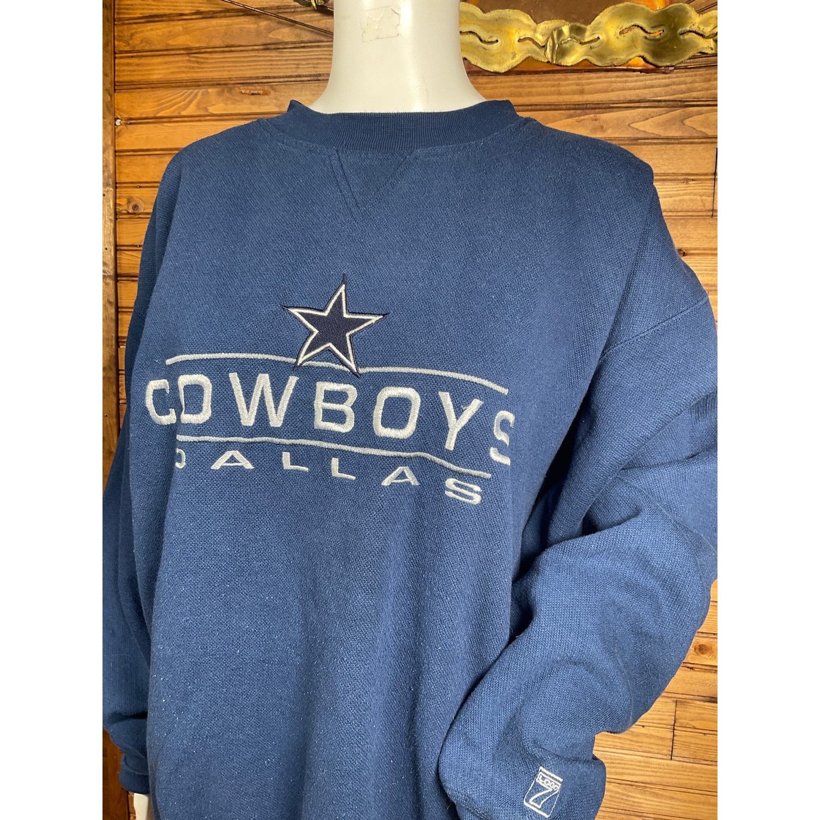 Logo 7 Vintage 90s Logo 7 Game Day Dallas Cowboys Crew Sweatshirt Size US XL / EU 56 / 4 - 5 Thumbnail