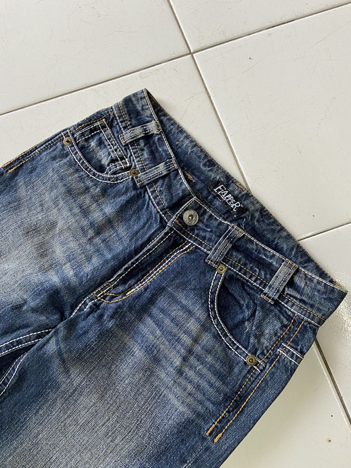 Japanese Brand FLAPPER JAPANESE BRAND JEANS Size US 29 - 3 Thumbnail