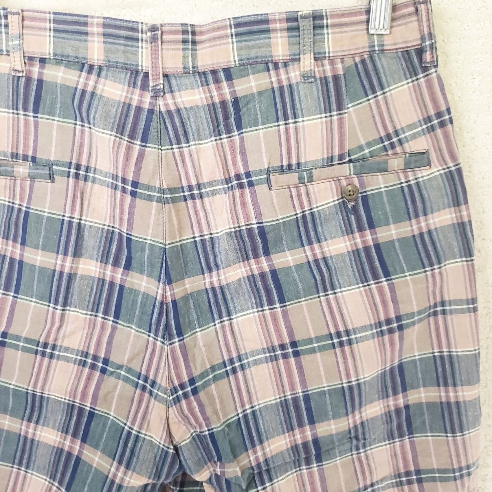 Polo Ralph Lauren Polo Ralph Lauren Madras Plaid Shorts Bermuda 34 Men Multicolor Plaid Cotton Slim Fit Belt Loops Pockets Shirt Casual Summer Spring Fall Mens Size US S / EU 44-46 / 1 - 7 Thumbnail