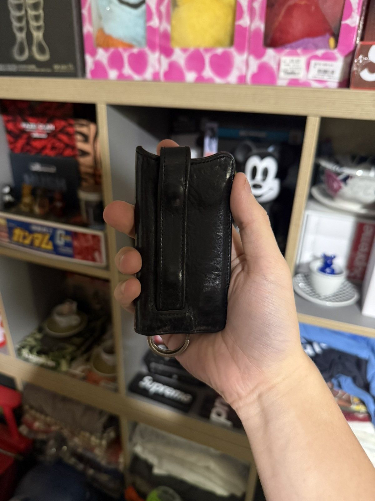 Chrome Hearts Chrome Hearts Black Leather Key-Clip Holder Size ONE SIZE - 2 Thumbnail