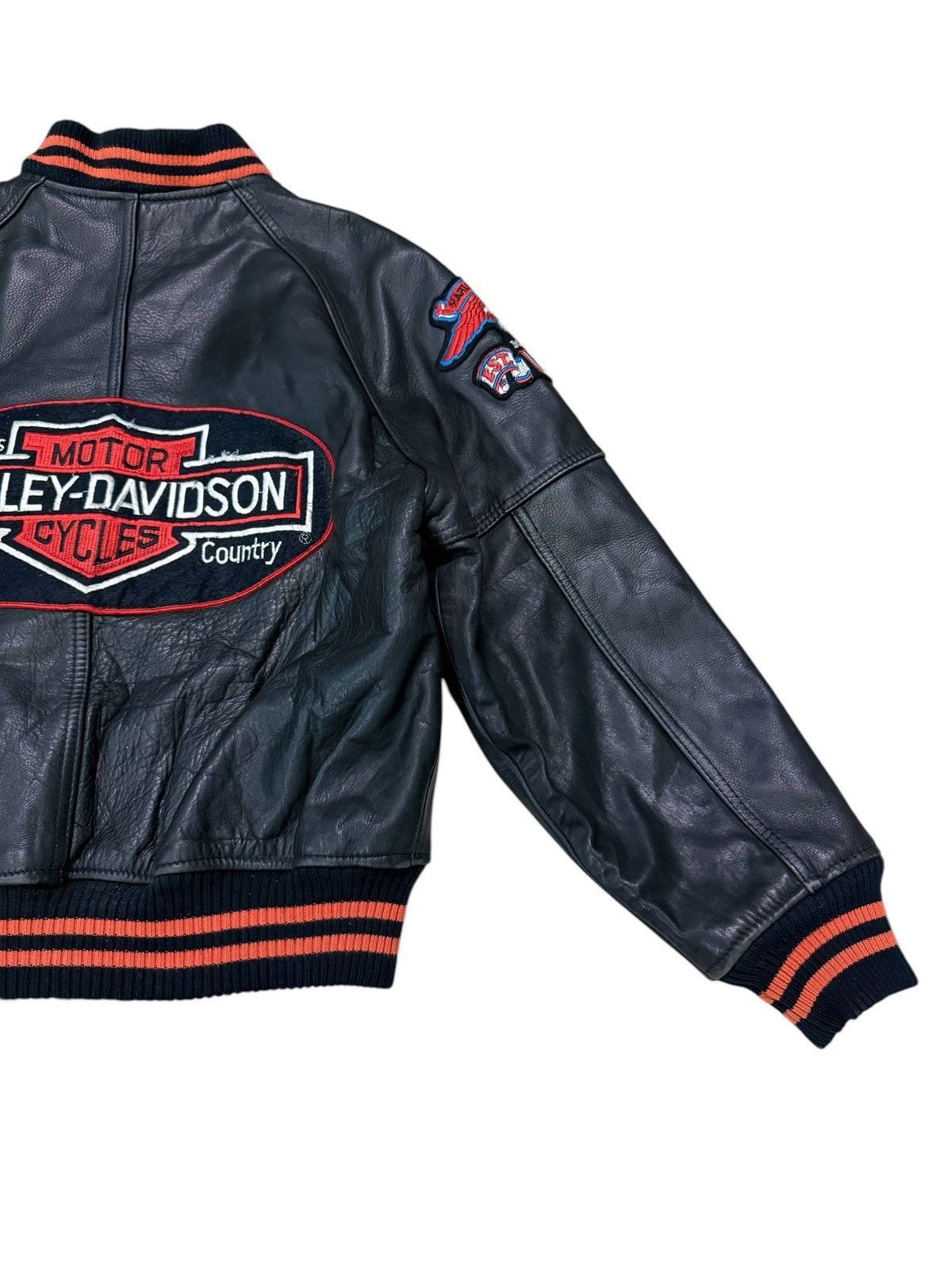 Vintage RARE VINTAGE HARLEY DAVIDSON LEATHER BOMBER JACKET Size US M / EU 48-50 / 2 - 12 Thumbnail