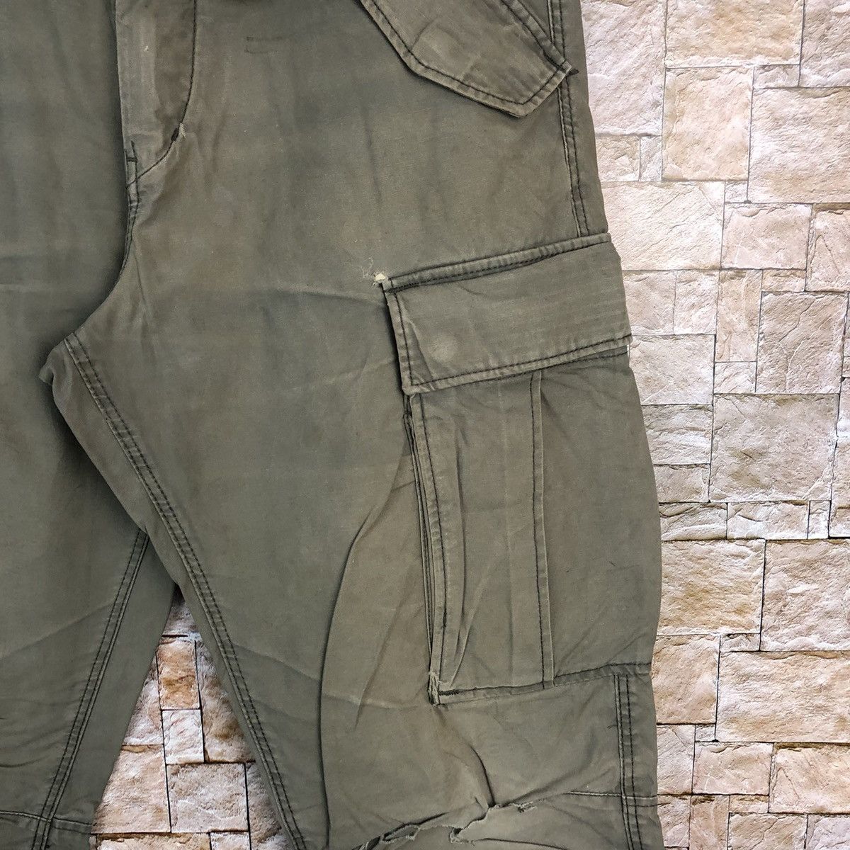 Japanese Brand H&M Green Cargo Multipocket Pants #A601 Size US 29 - 11 Thumbnail